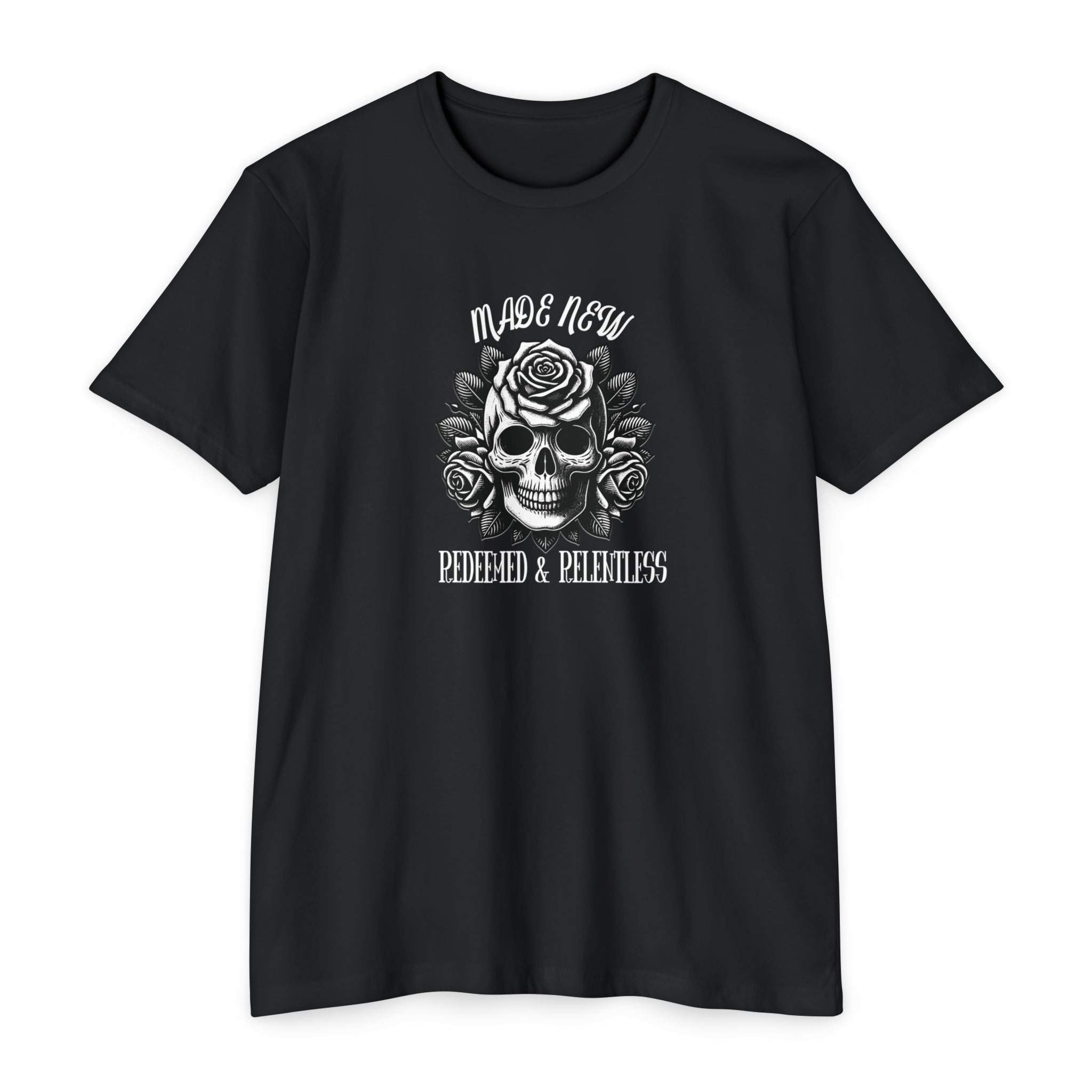 Redeemed & Relentless Christian Tee