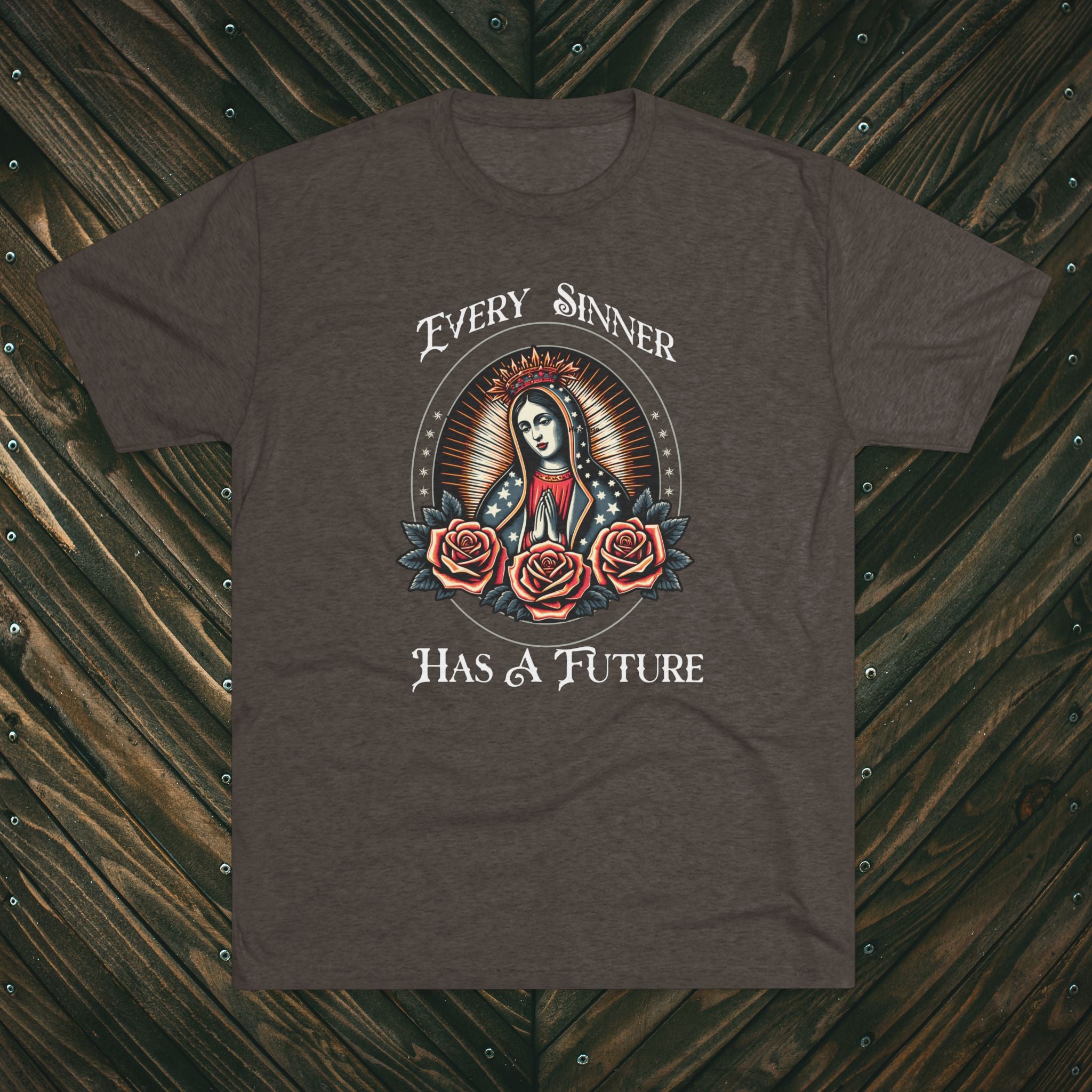 Crew Tee — "Every Sinner Has a Future"