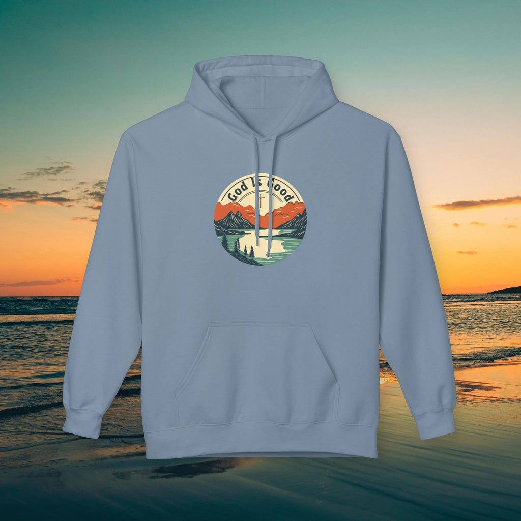 He is Good —Mountain Sunrise Hoodie