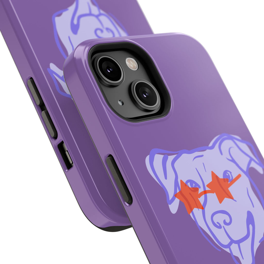 Impact Resistant Case — Purple Dog “Tell your dog I said hi”