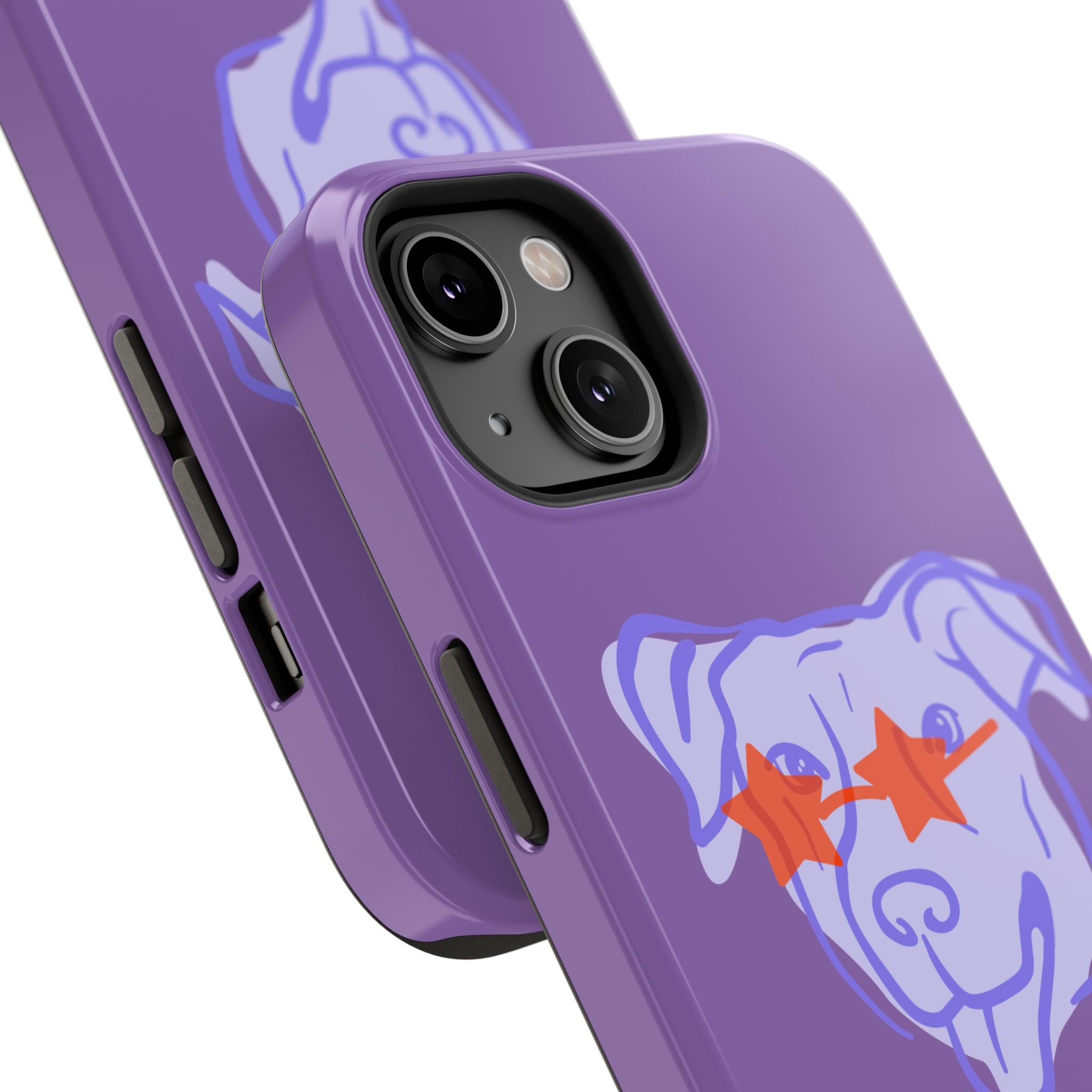 Impact Resistant Case — Purple Dog “Tell your dog I said hi”