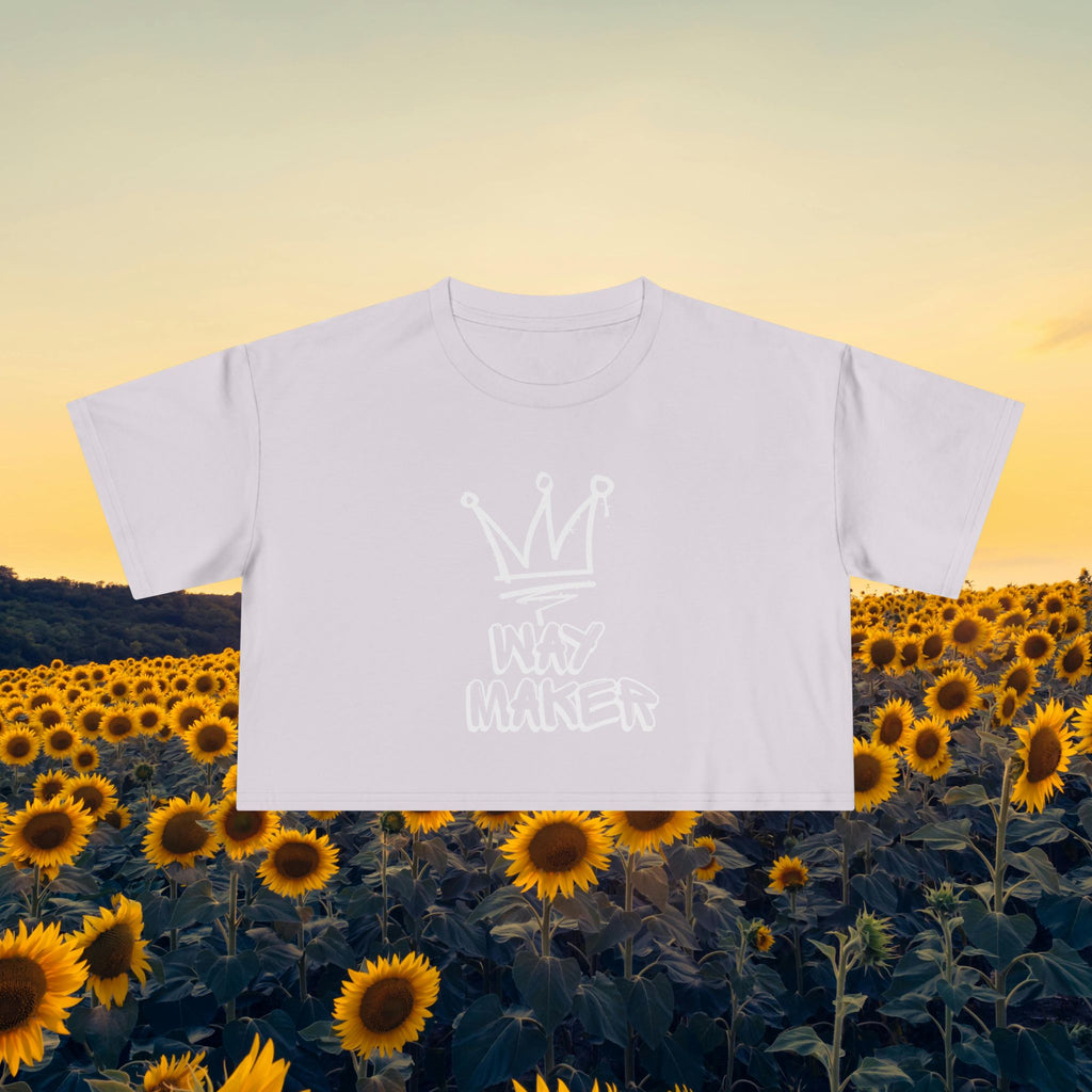 Way Maker Crown Crop Tee