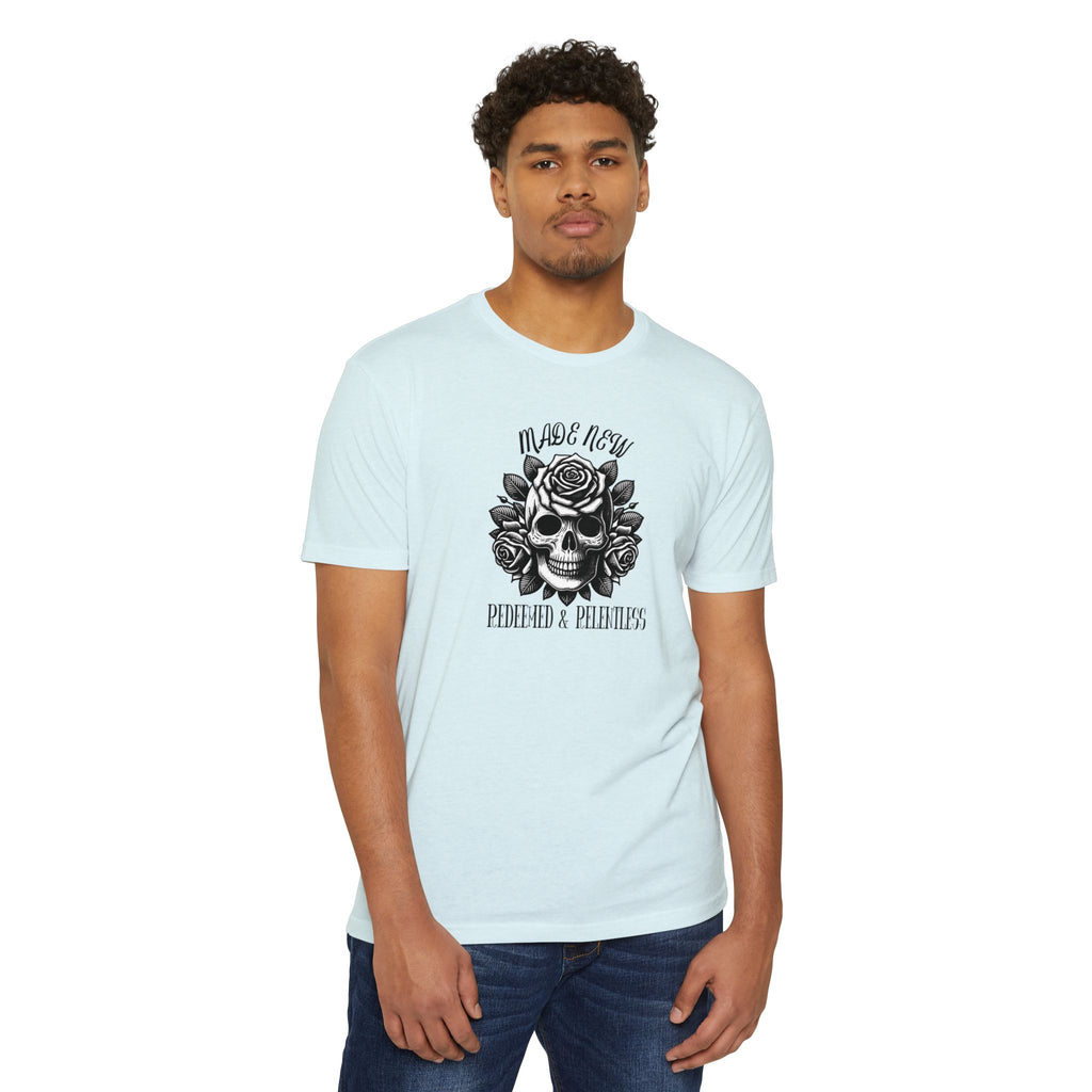 Redeemed & Relentless Christian Tee