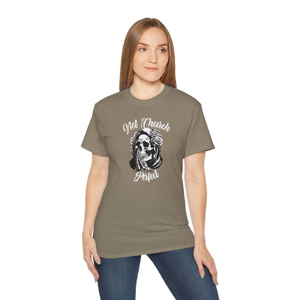 Not Church Perfect Skull Tee