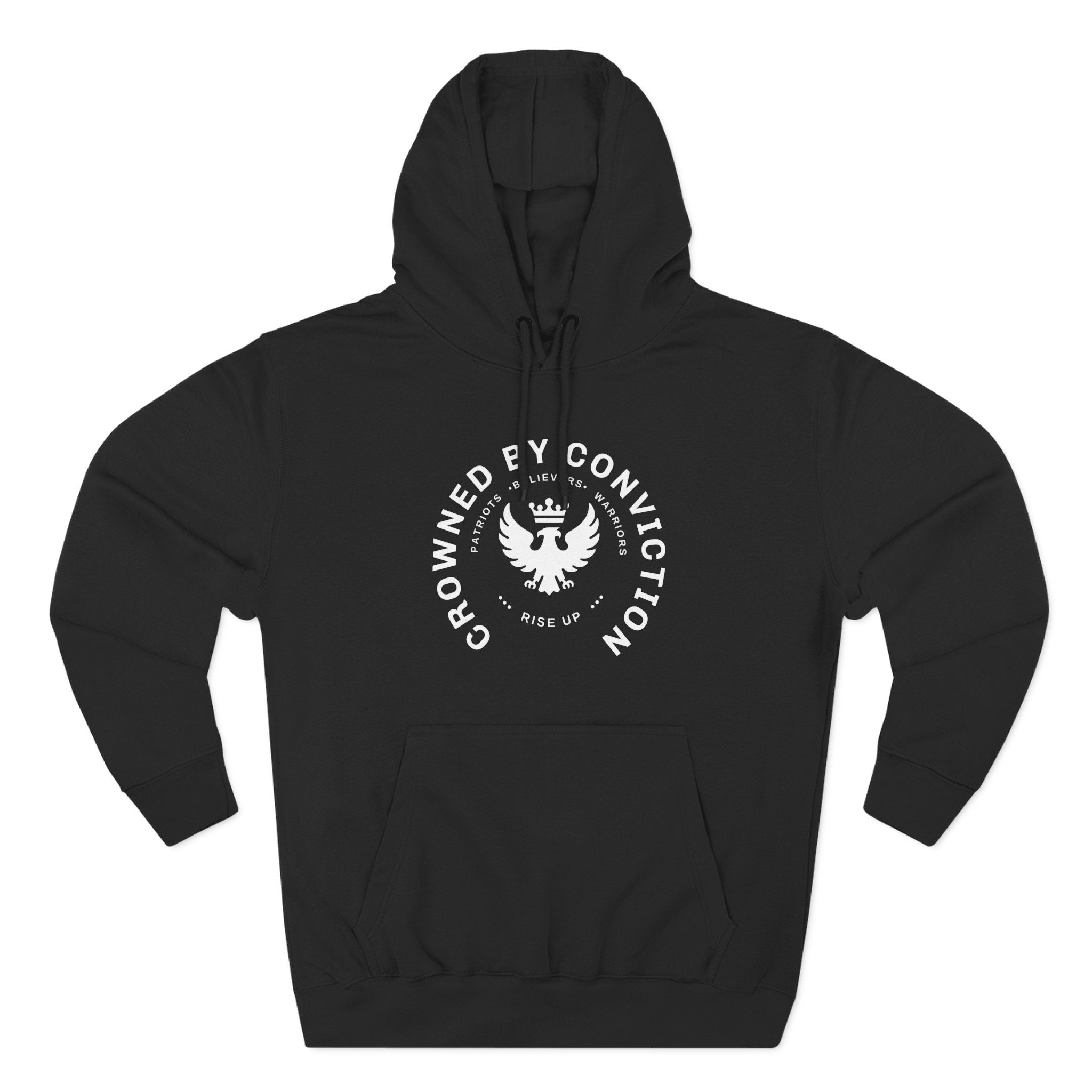 Crowned Conviction Eagle Hoodie — Graphic Pullover