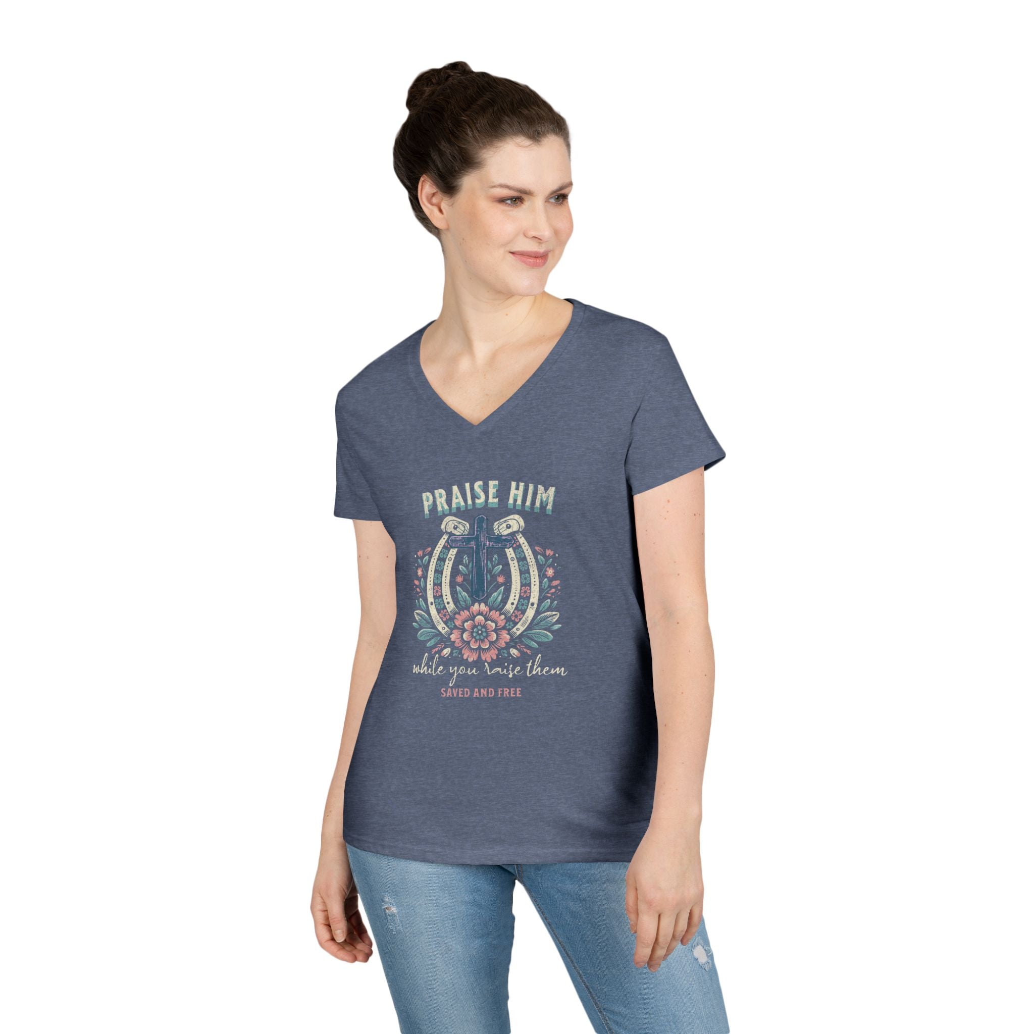 Praise Him While You Raise Them Tee