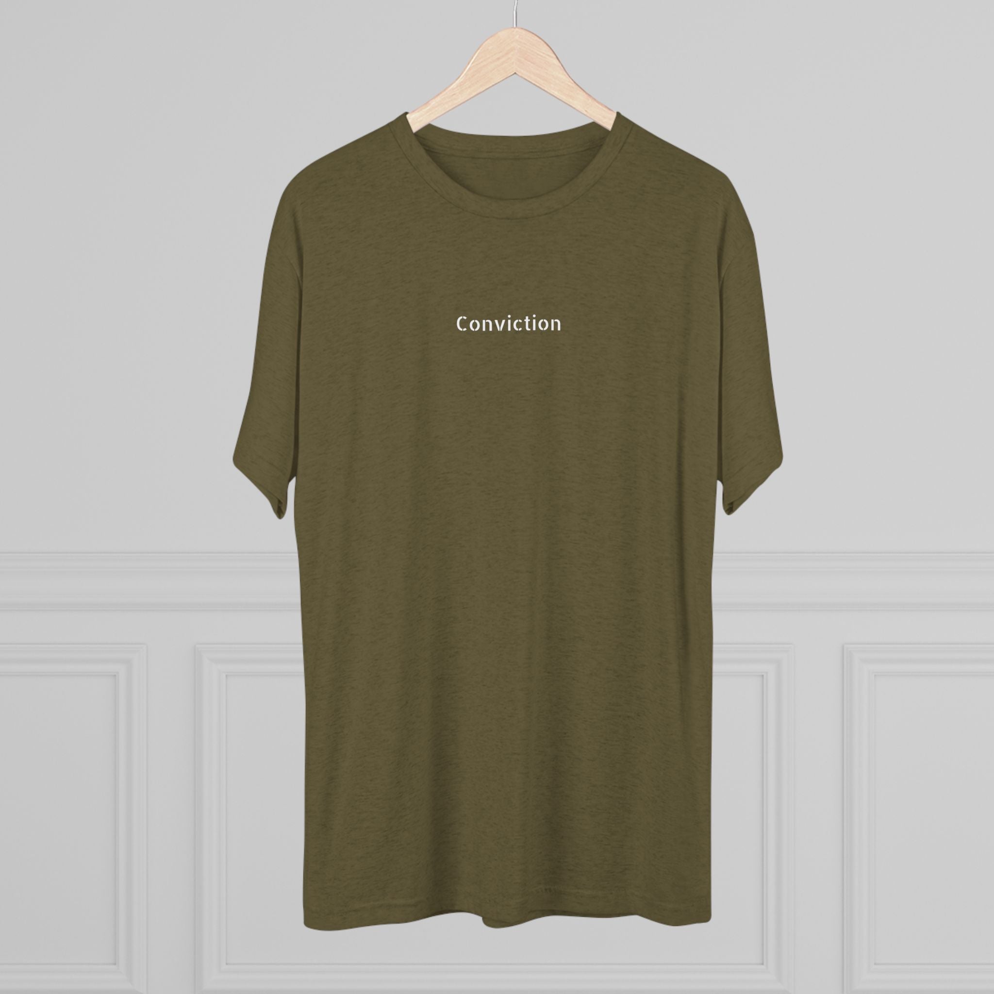 Conviction Crew Tee — "Who Am I"