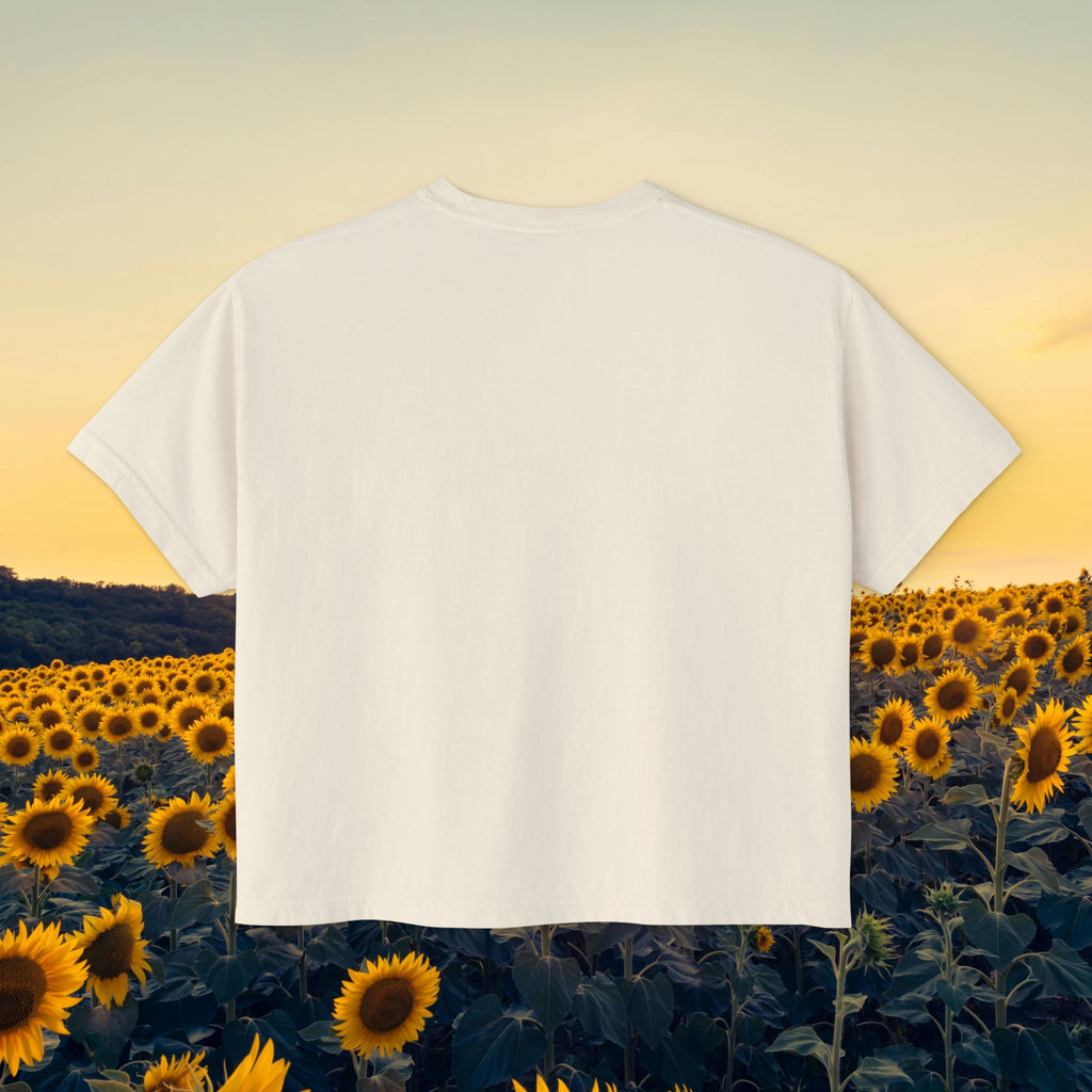 Book Club Floral Boxy Tee