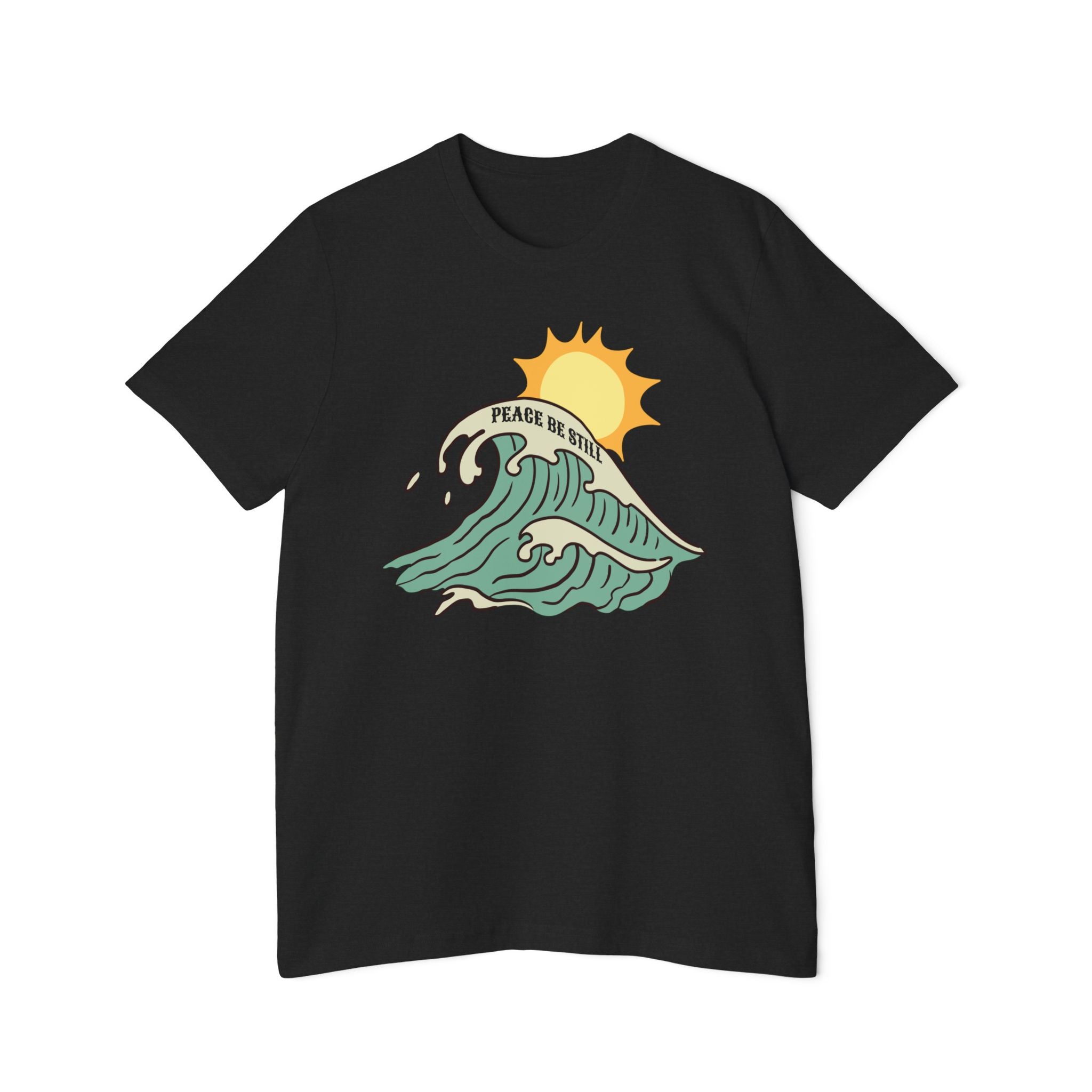 Peace Be Still T-Shirt — "Retro Son" Christian Tee