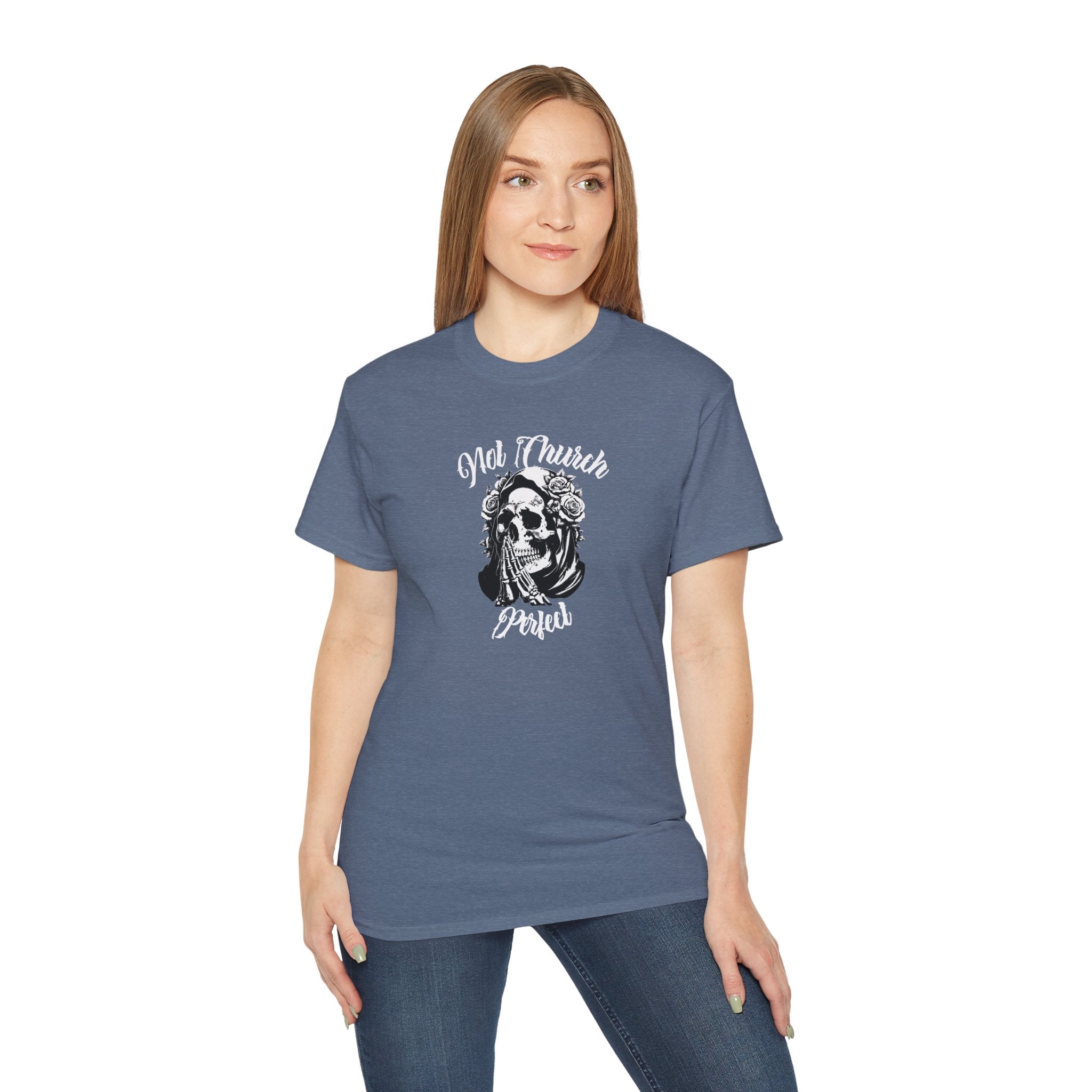 Not Church Perfect Skull Tee