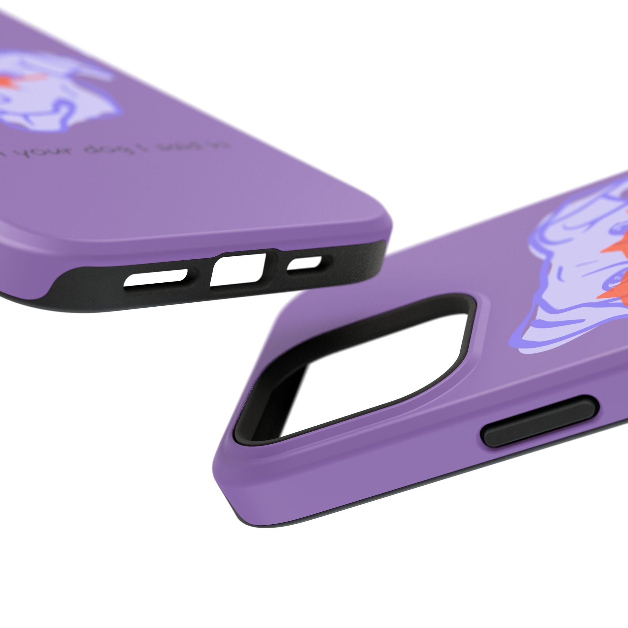 Impact Resistant Case — Purple Dog “Tell your dog I said hi”