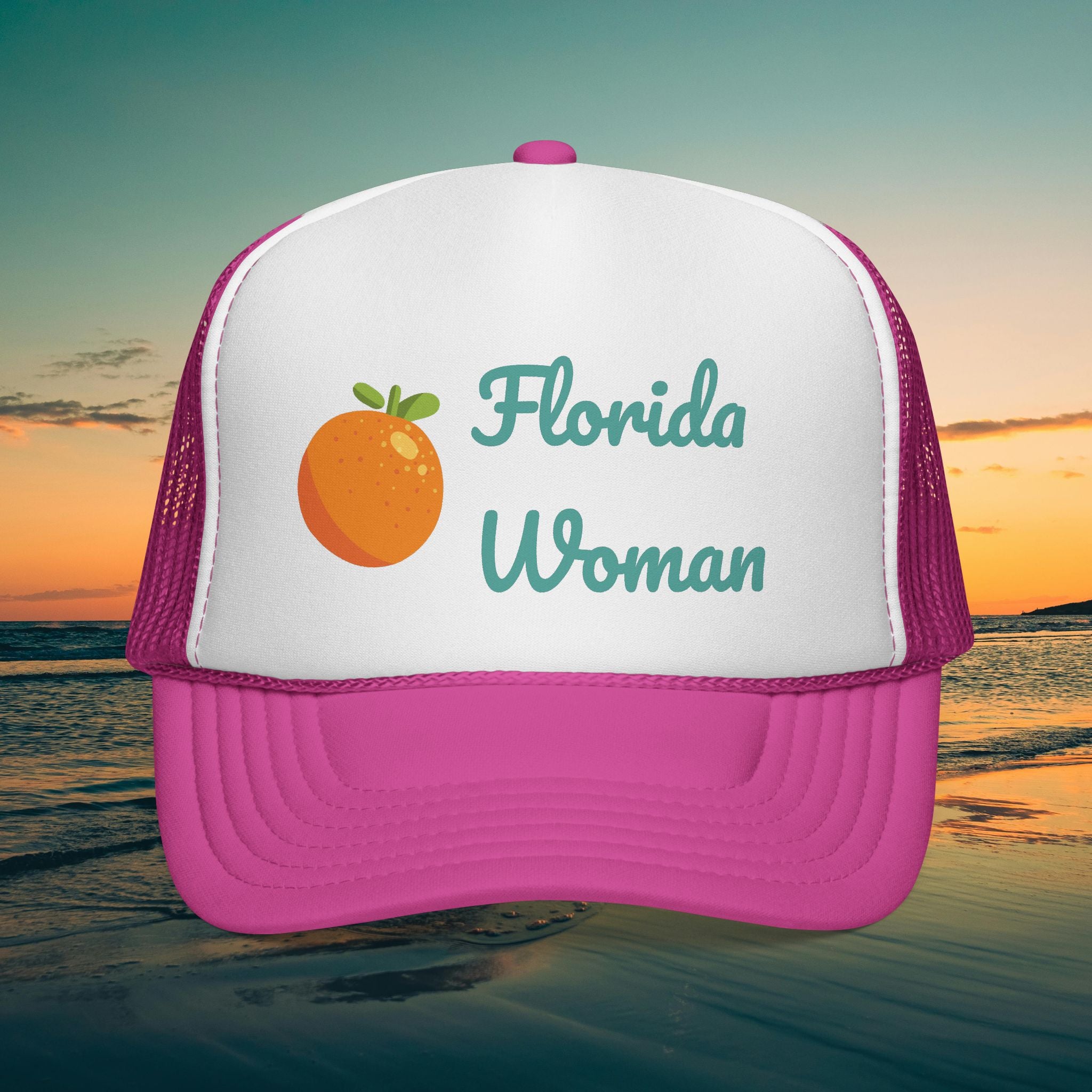 Florida Woman Trucker Cap