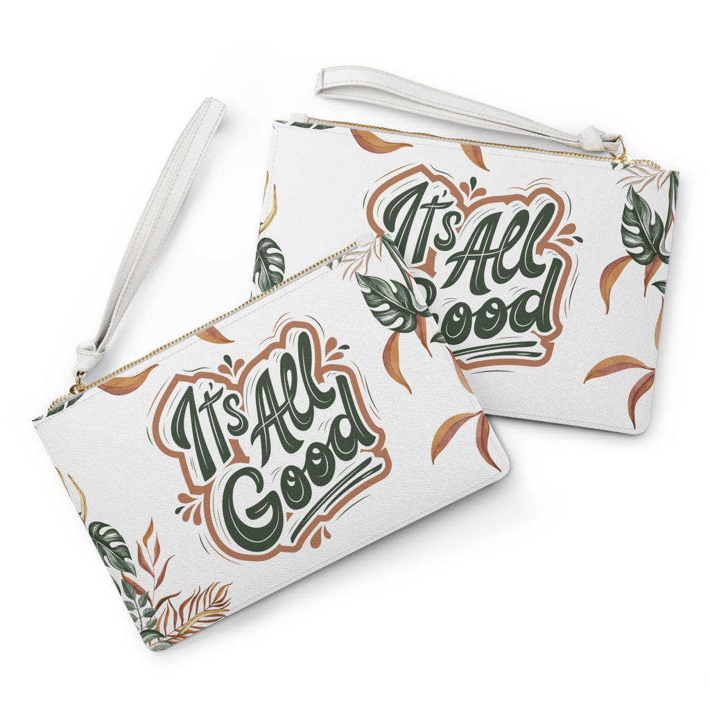 It's All Good Floral Clutch Bag — Boho Tropical Wristlet
