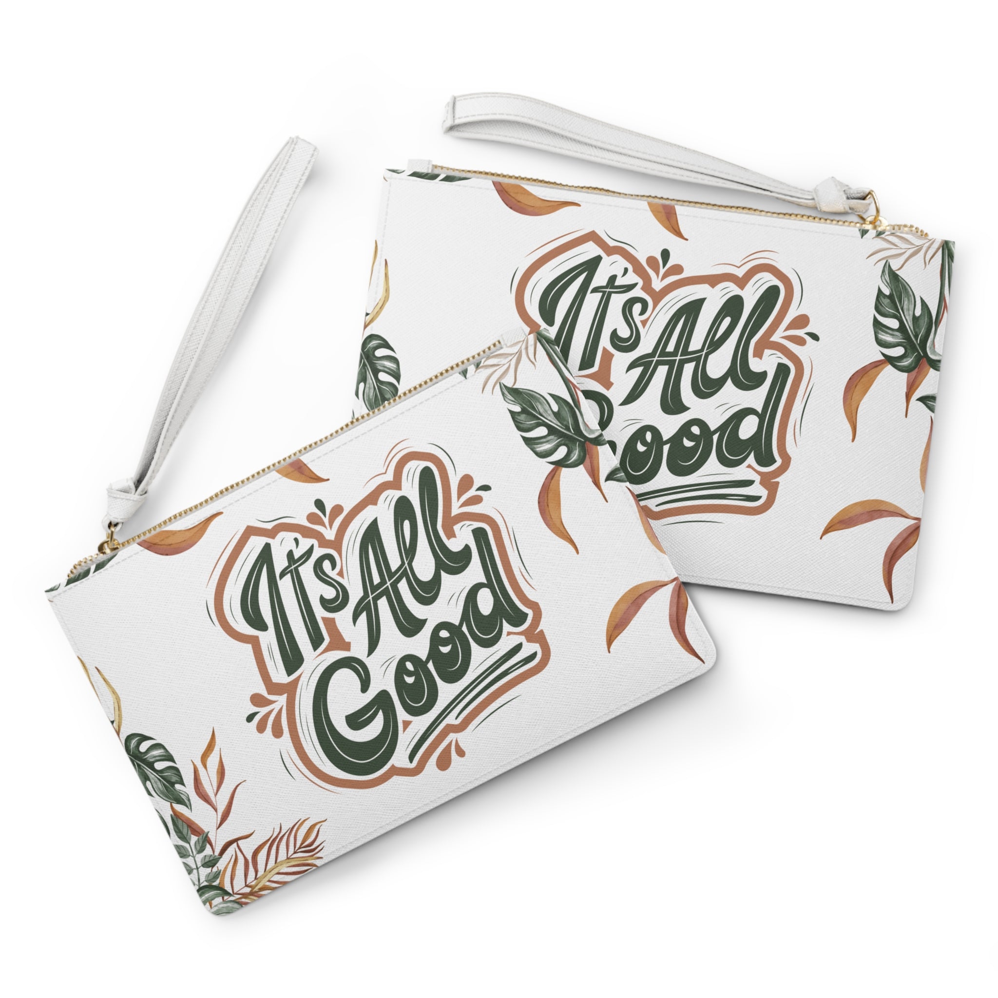 It's All Good Floral Clutch Bag — Boho Tropical Wristlet