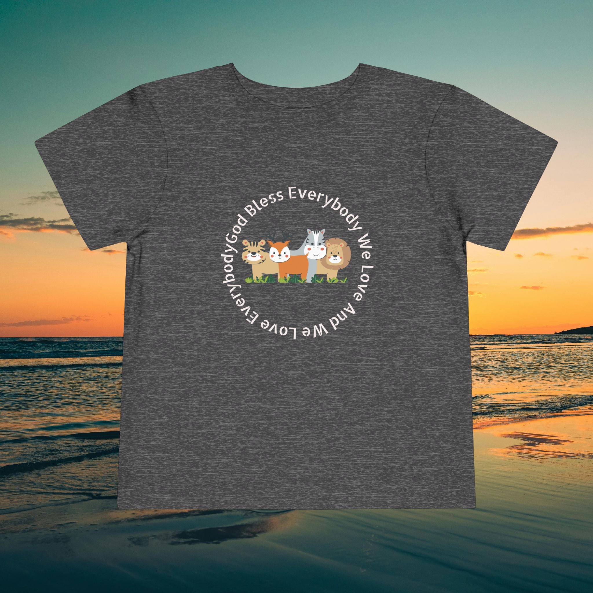 Toddler Tee — 'God Bless Everybody We Love'