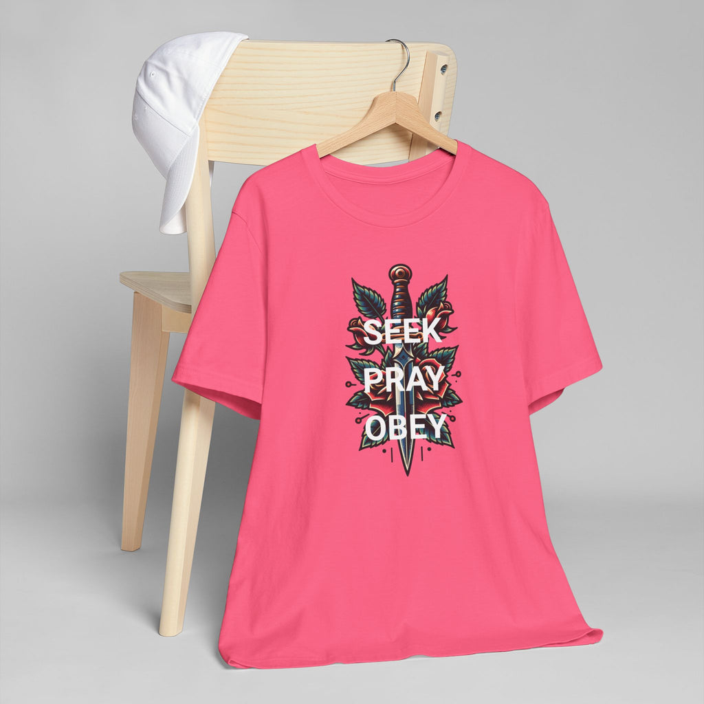 Seek Pray Obey Tee