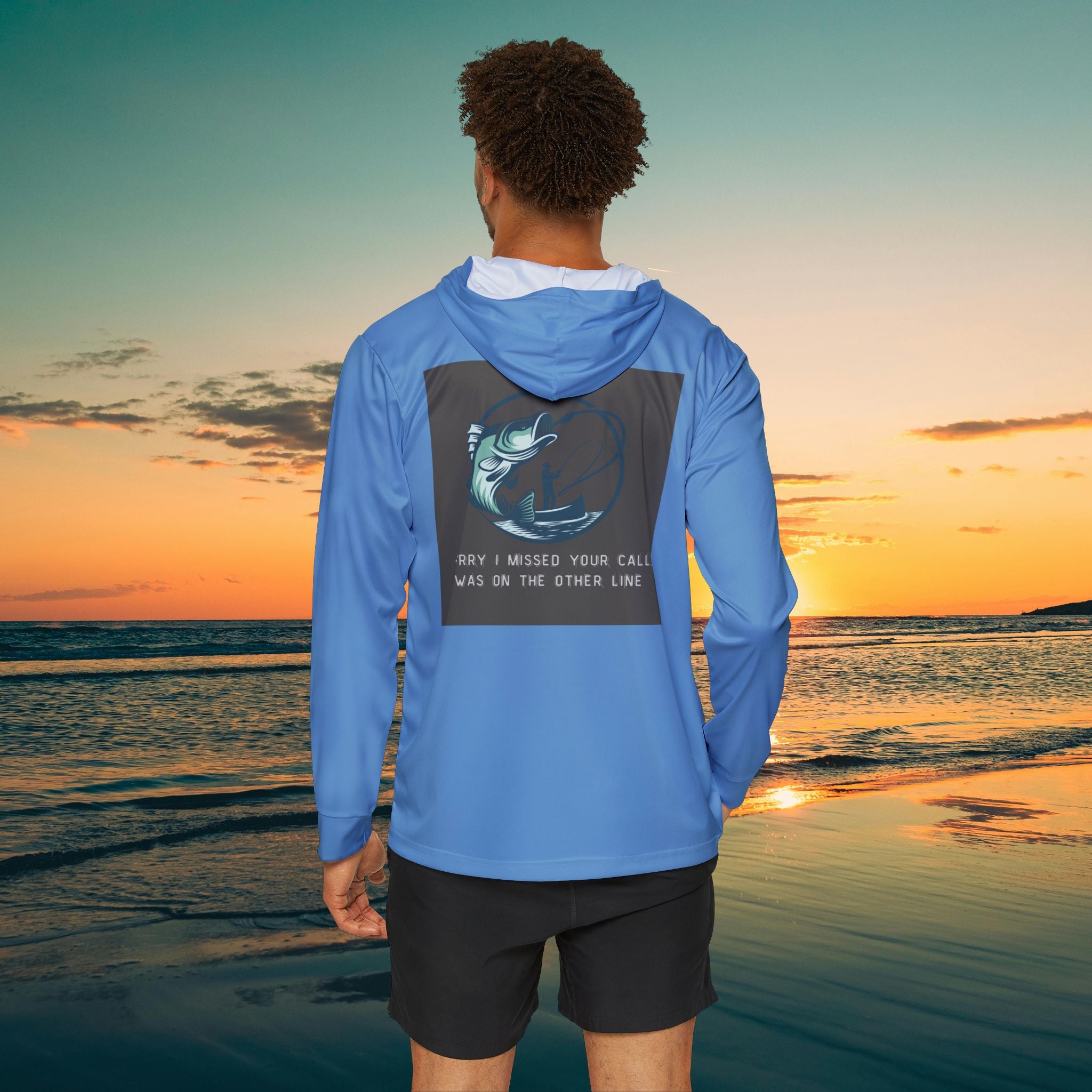 Men's Fishing Warmup Hoodie- Sun Protection
