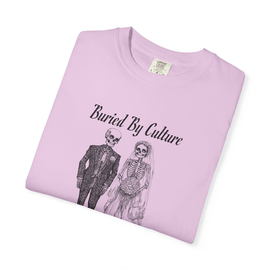 T-Shirt — "Buried By Culture, Bound By Covenant" Vintage Couple Graphic