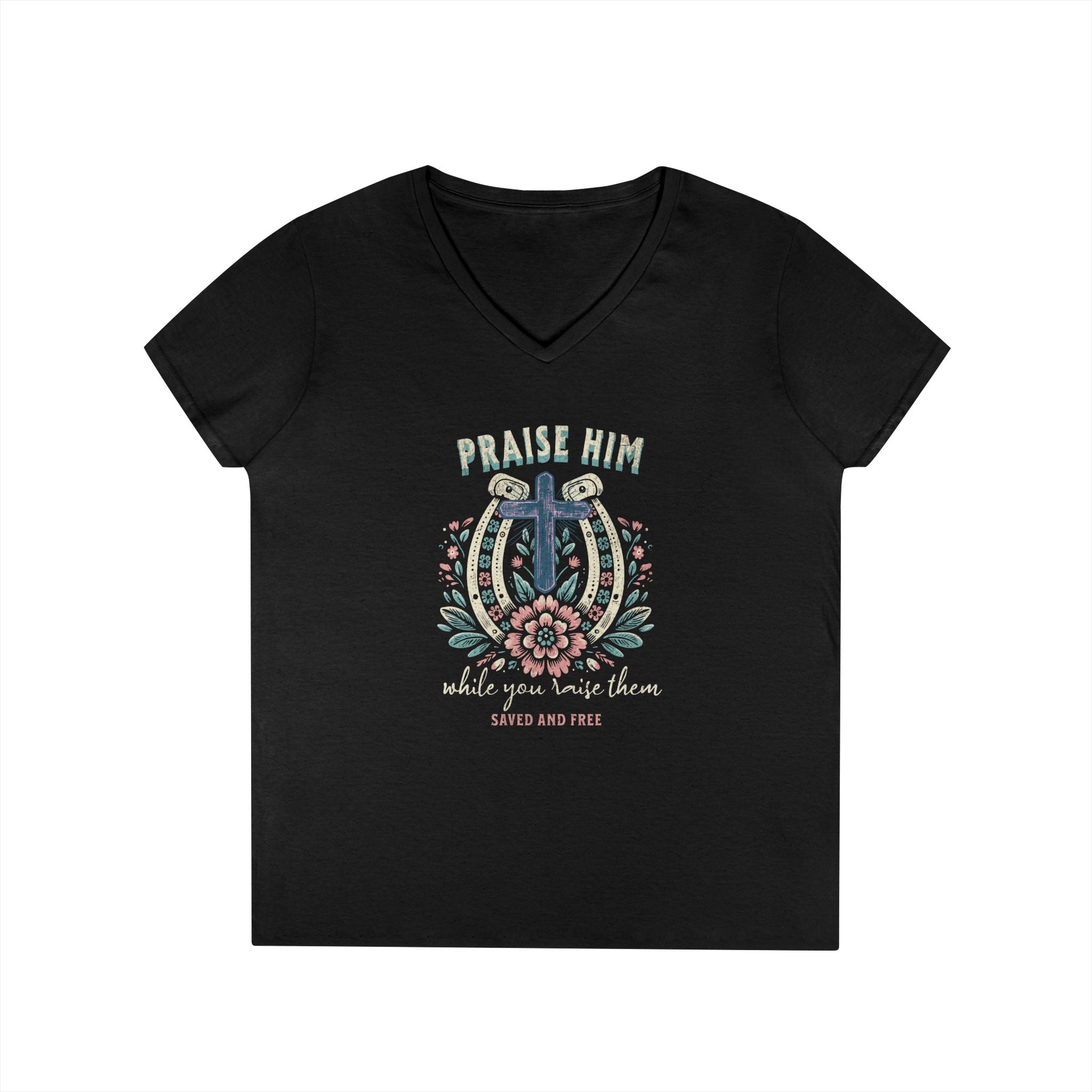 Praise Him While You Raise Them Tee