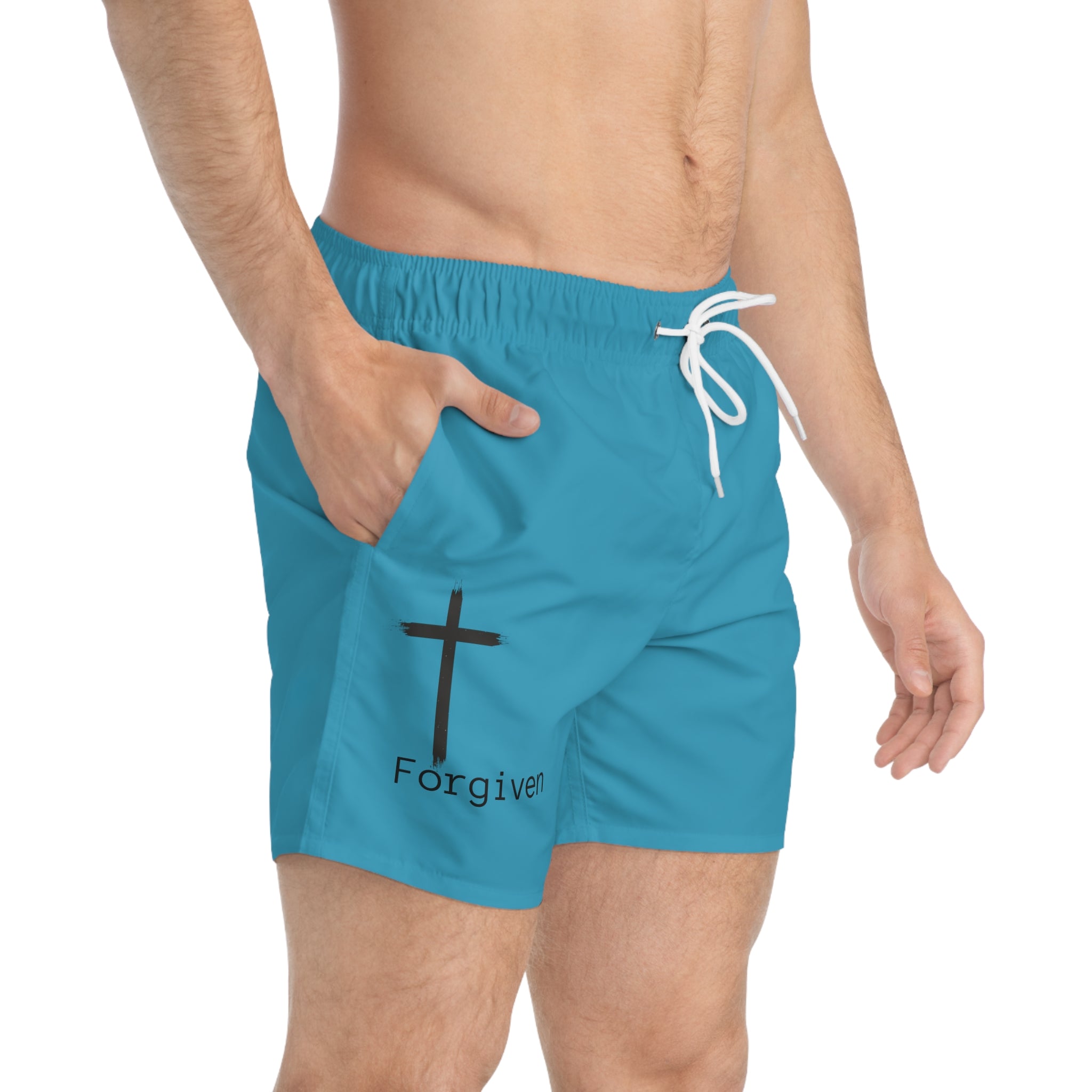 Forgiven Cross Swim Trunks - Beach Shorts