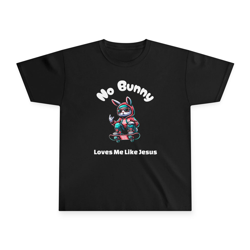 Youth Tee — "No Bunny Loves Me Like Jesus"
