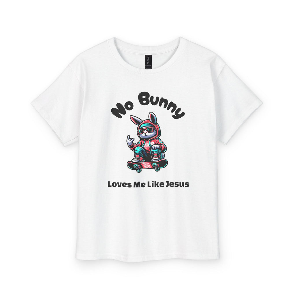 Youth Tee — "No Bunny Loves Me Like Jesus"