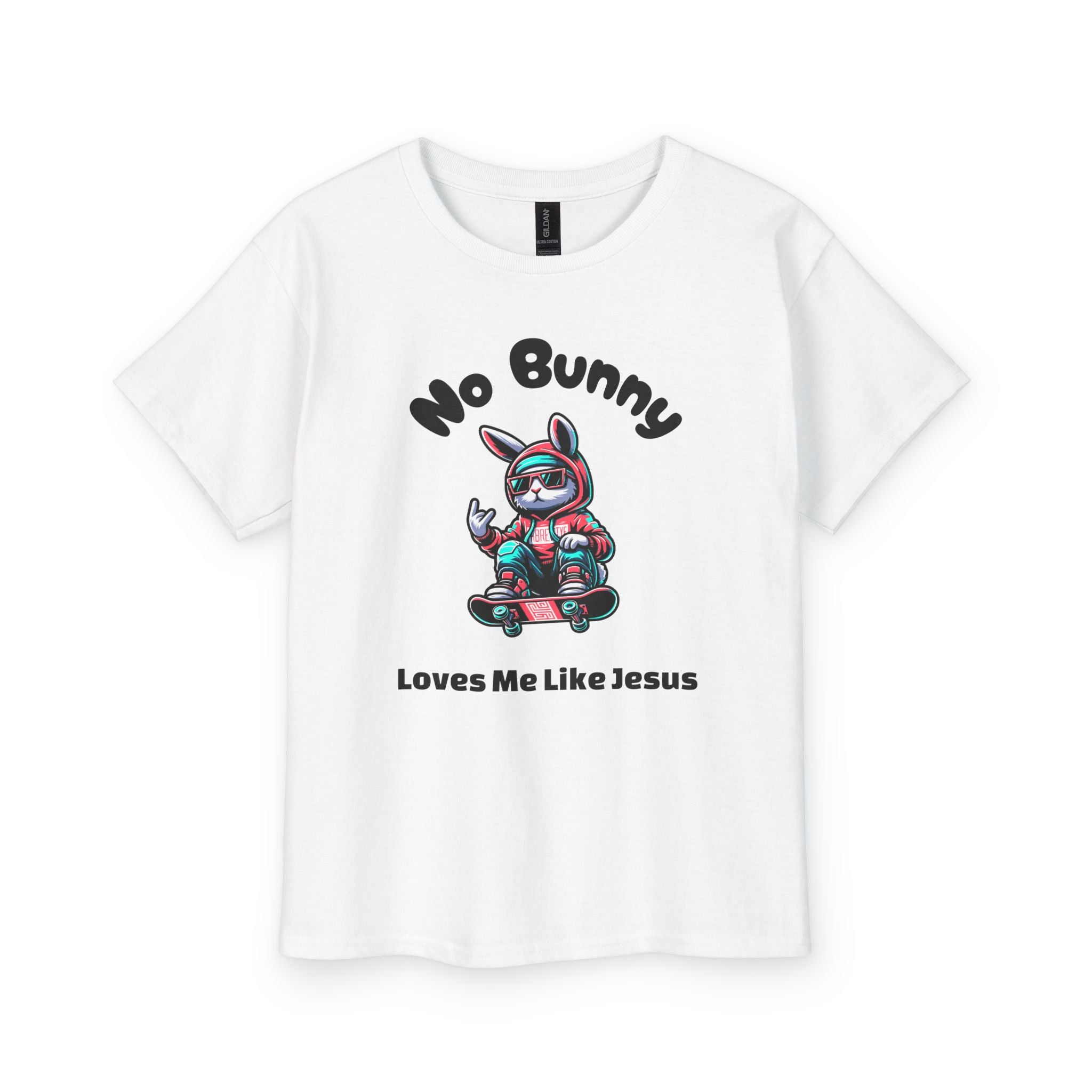 Youth Tee — "No Bunny Loves Me Like Jesus"