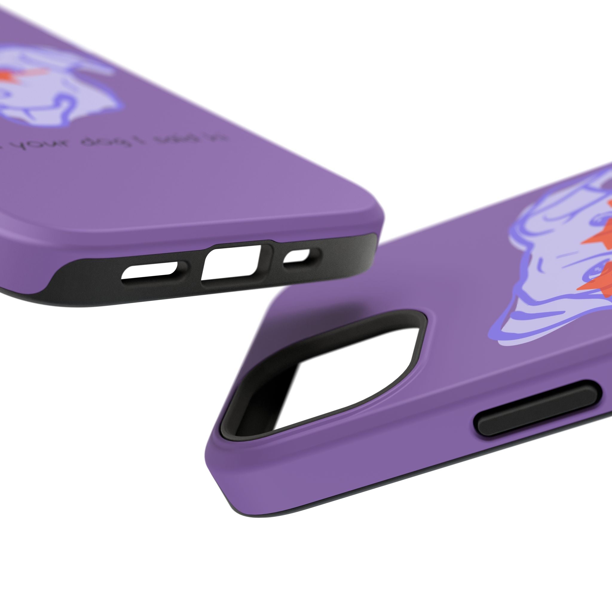 Impact Resistant Case — Purple Dog “Tell your dog I said hi”
