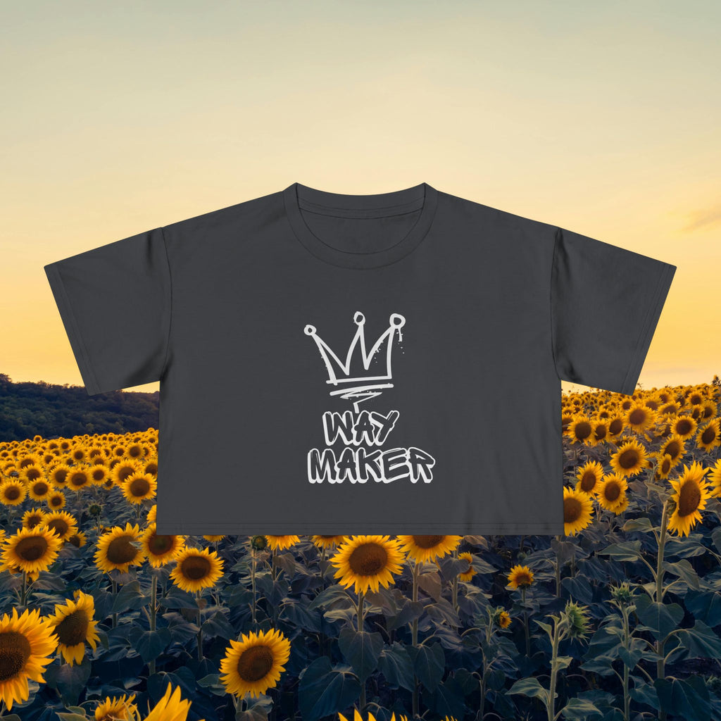 Way Maker Crown Crop Tee