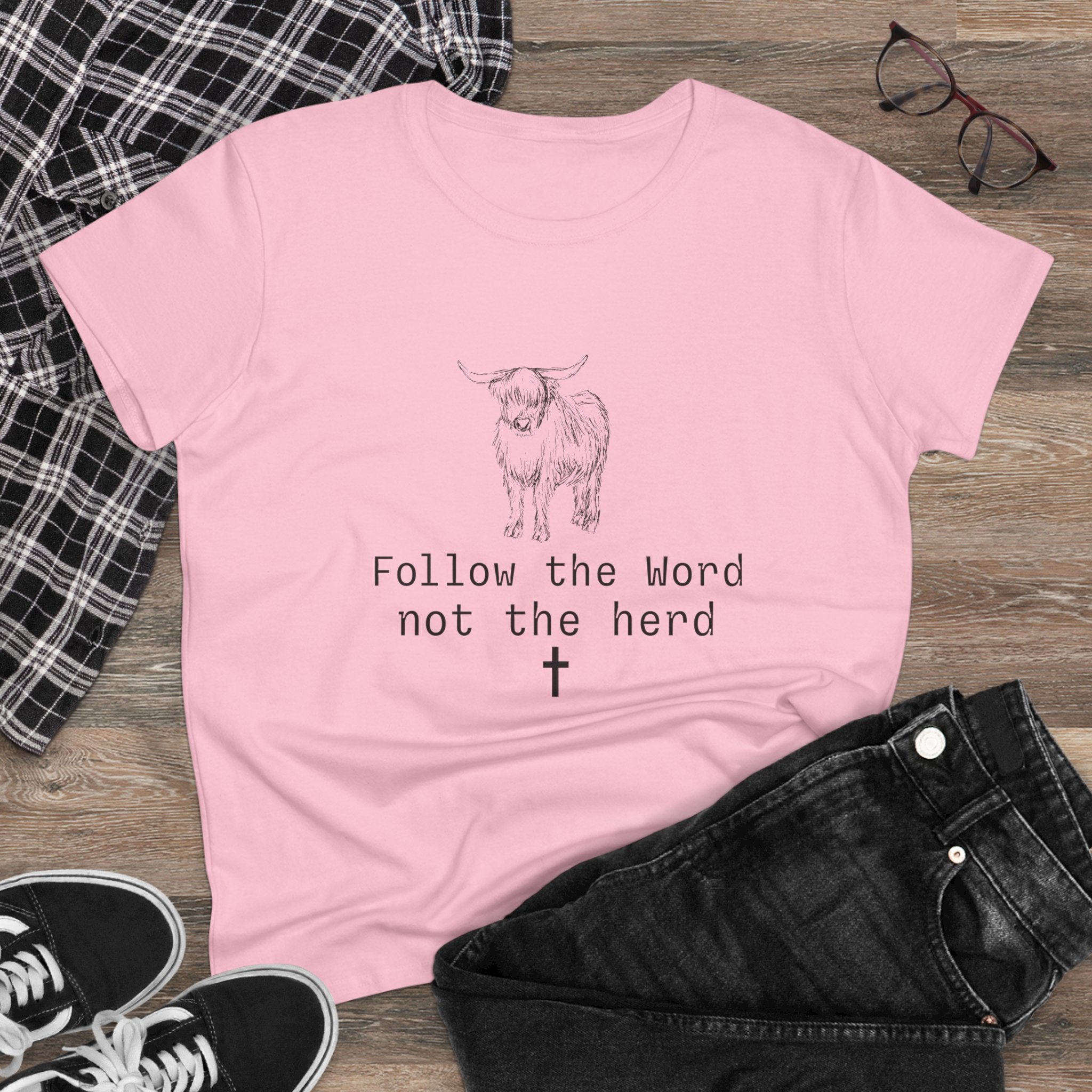 Graphic Tee — "Follow the Word Not the Herd"