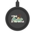 Wireless Charging Pad — "Leave It in the Water" Retro Surf Design