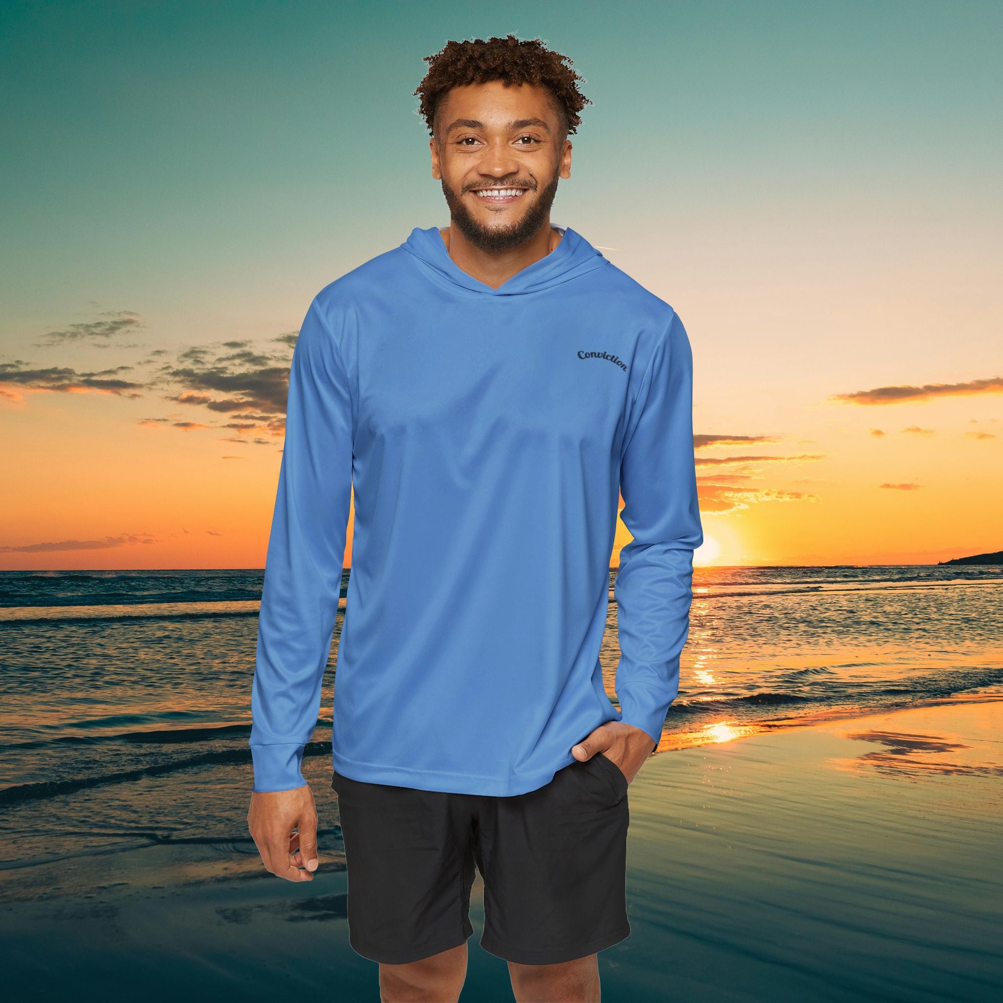 Men's Fishing Warmup Hoodie- Sun Protection