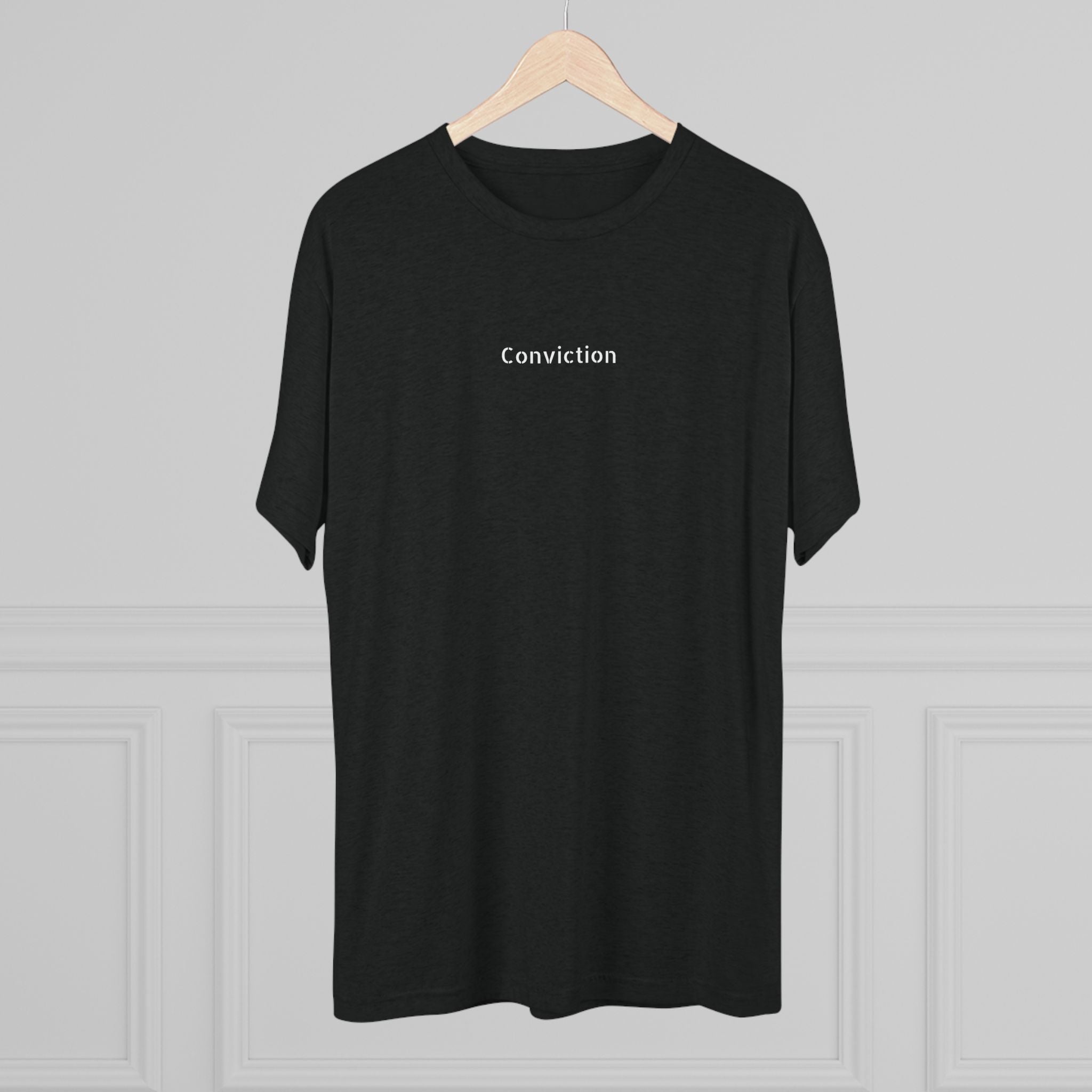 Conviction Crew Tee — "Who Am I"