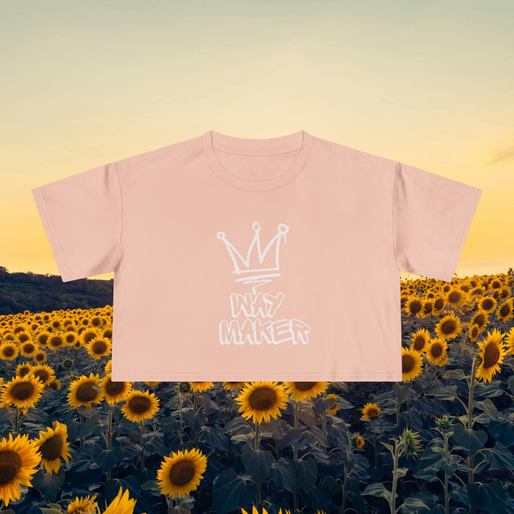 Way Maker Crown Crop Tee