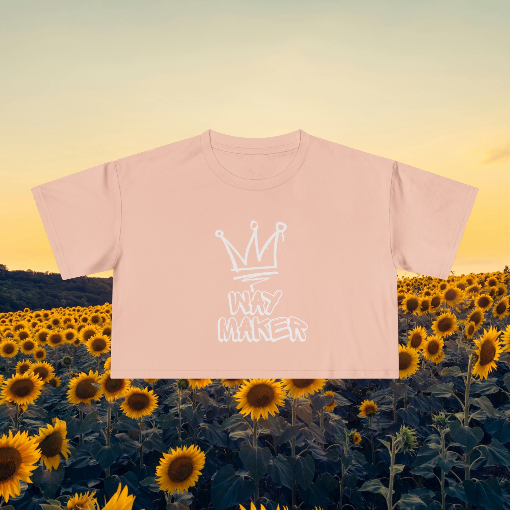 Way Maker Crown Crop Tee