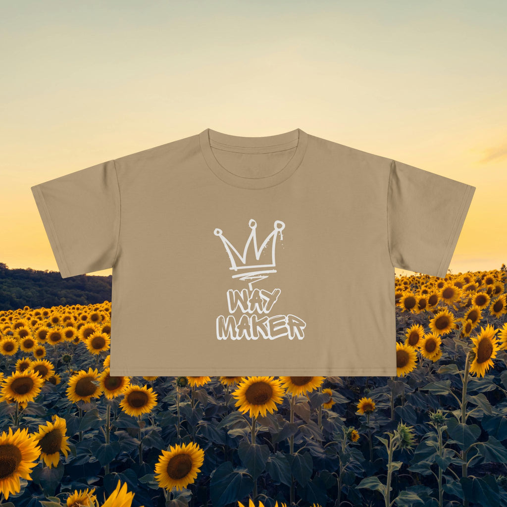 Way Maker Crown Crop Tee