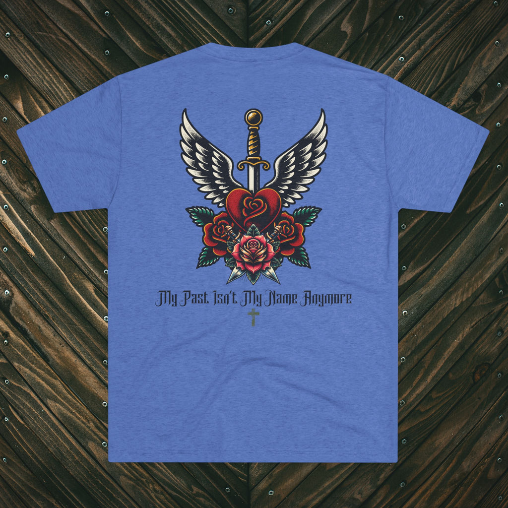 Dagger & Roses T-Shirt — "My Past Isn't My Name Anymore" Christian Tee