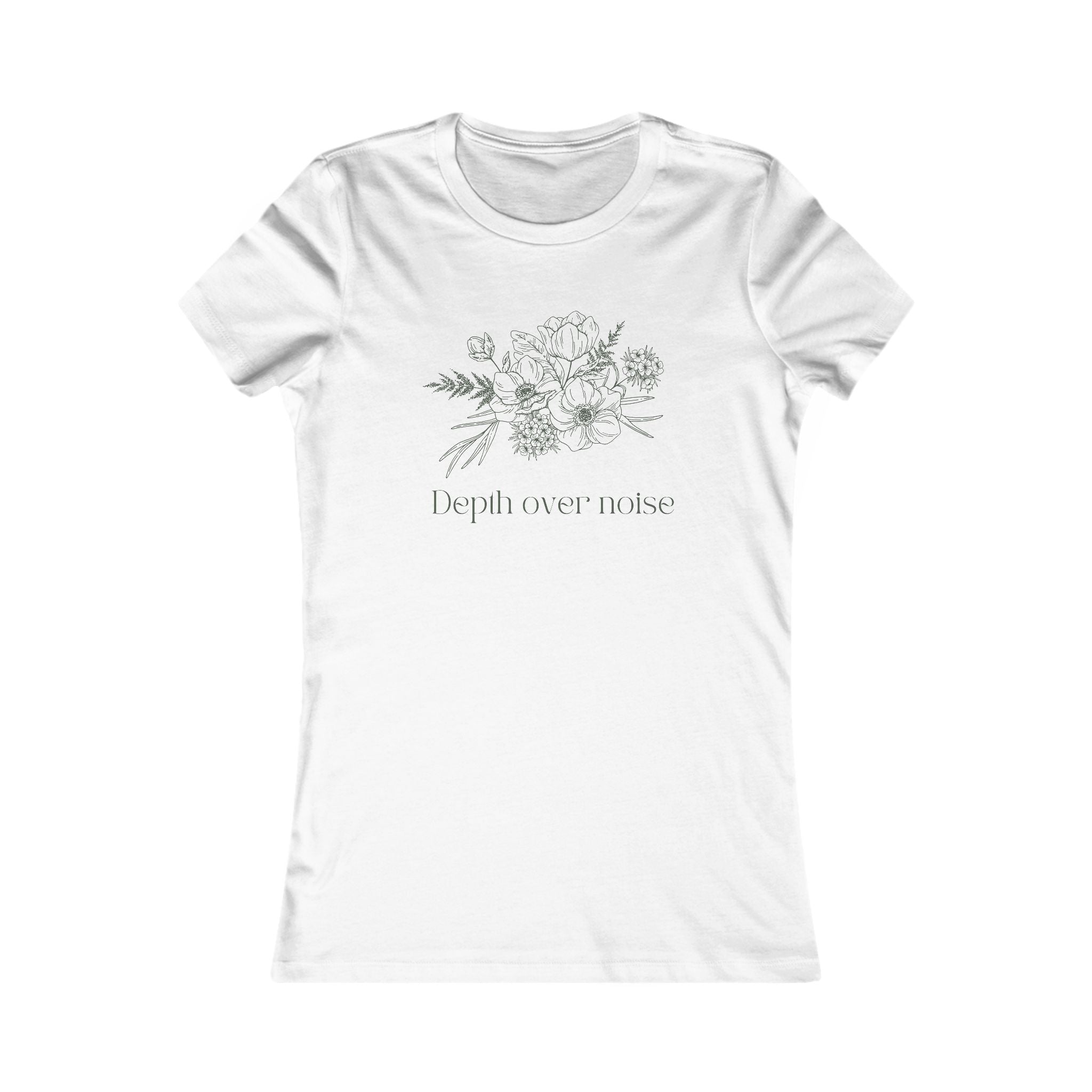 Women's Favorite Tee- Depth Over Noise