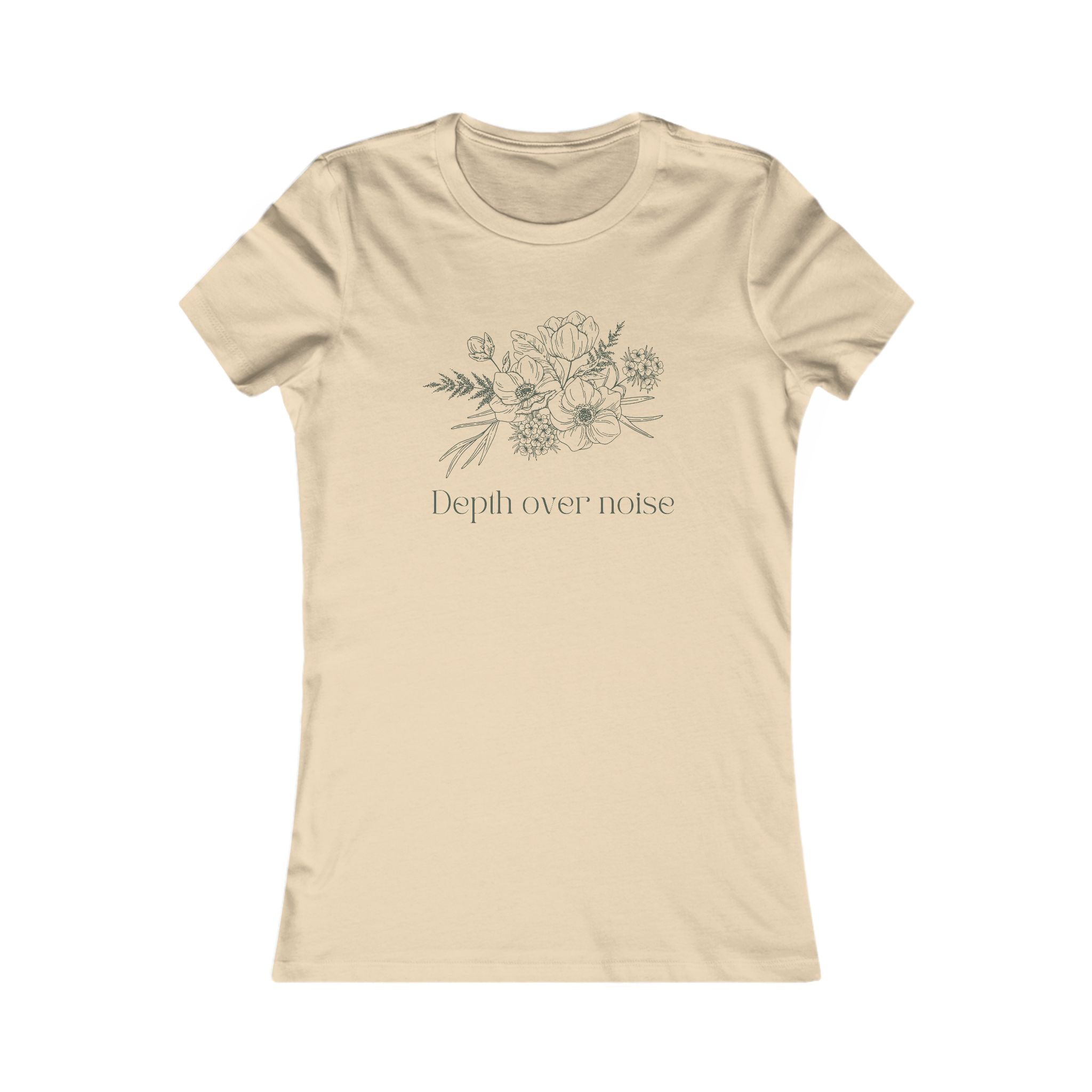 Women's Favorite Tee- Depth Over Noise