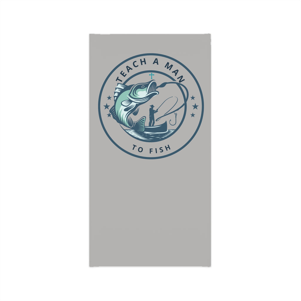 Fishing Neck Gaiter — "Teach a Man to Fish" Outdoor Face Covering