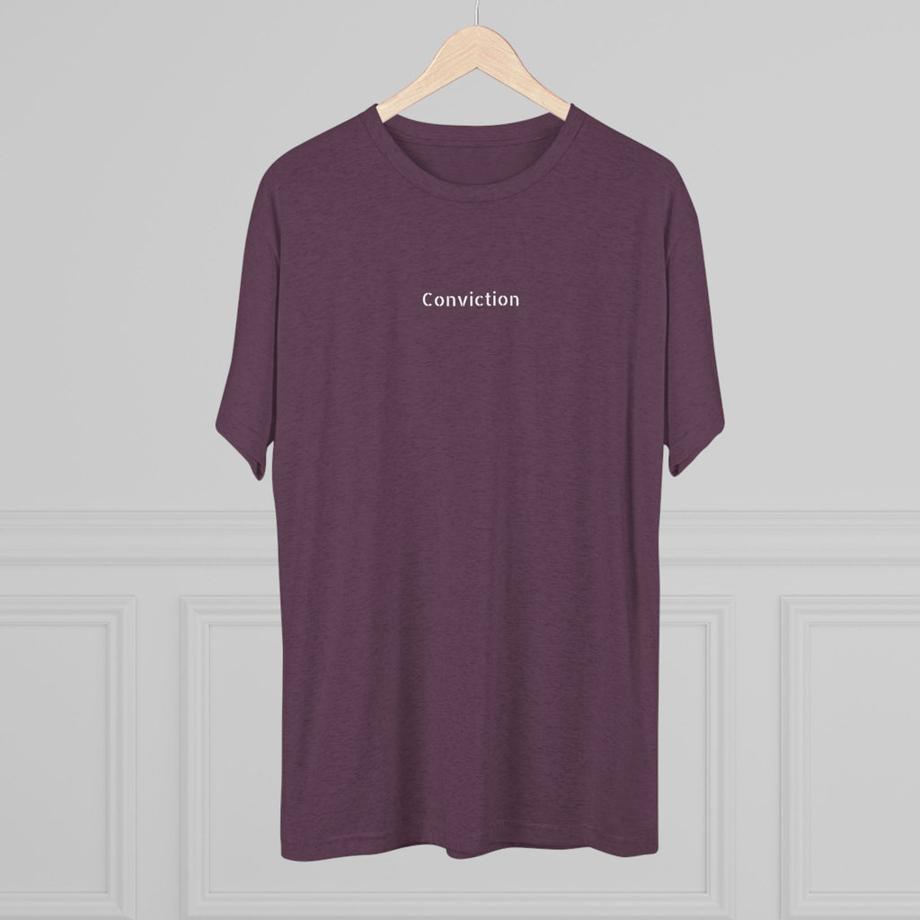 Conviction Crew Tee — "Who Am I"