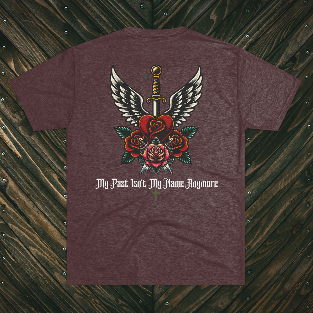 Dagger & Roses T-Shirt — "My Past Isn't My Name Anymore" Christian Tee