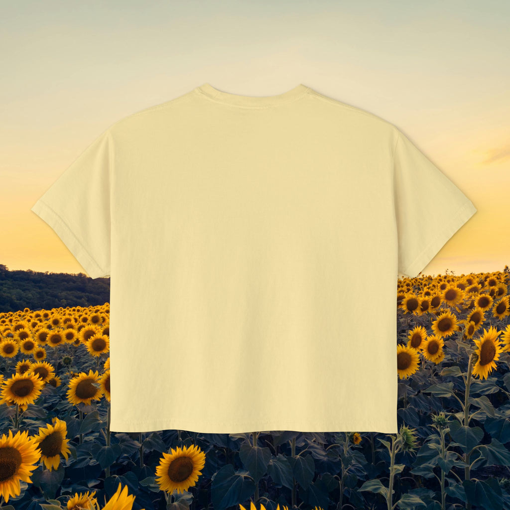 Book Club Floral Boxy Tee