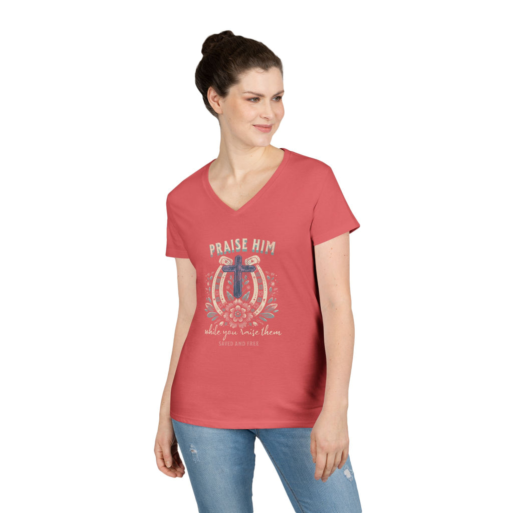 Praise Him While You Raise Them Tee