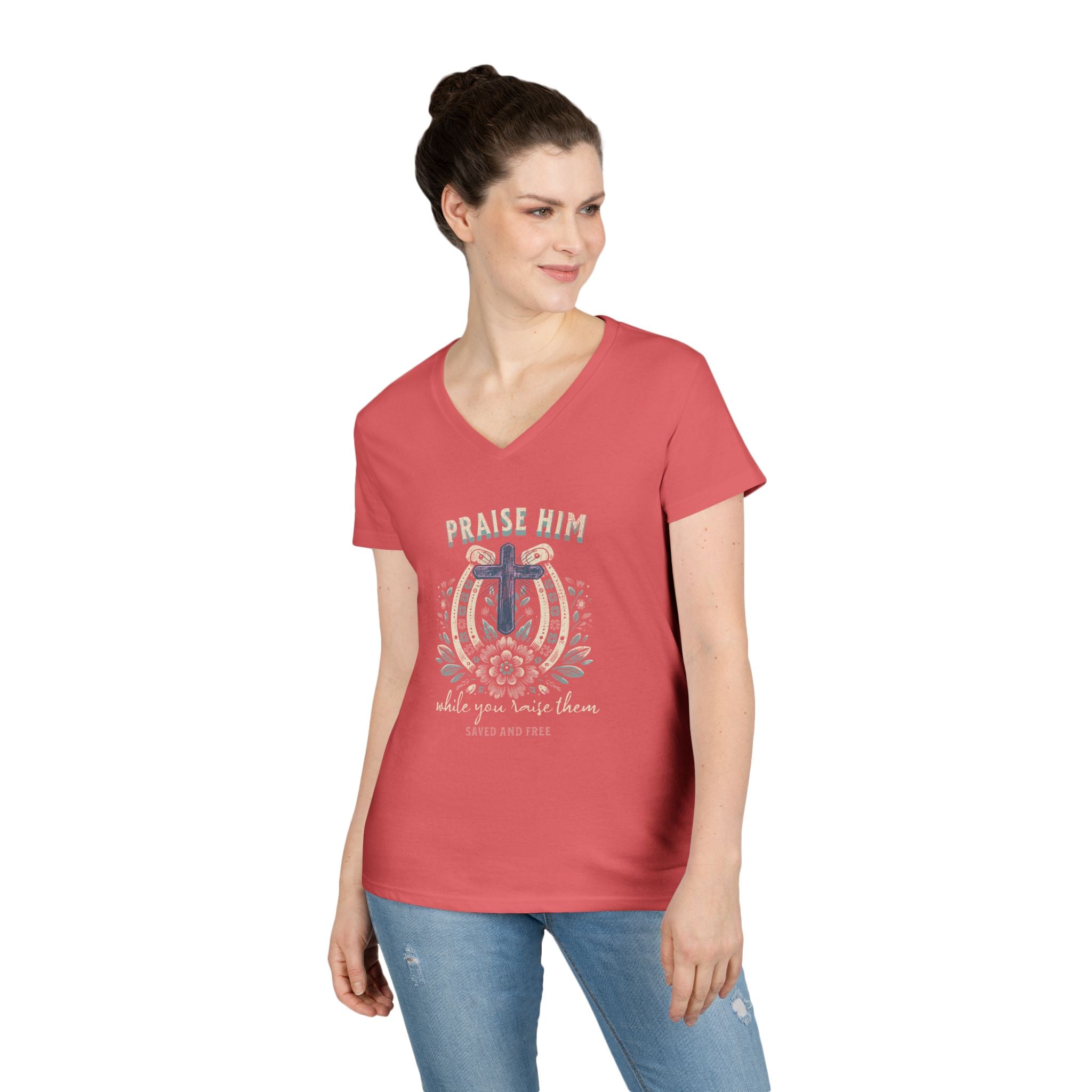 Praise Him While You Raise Them Tee