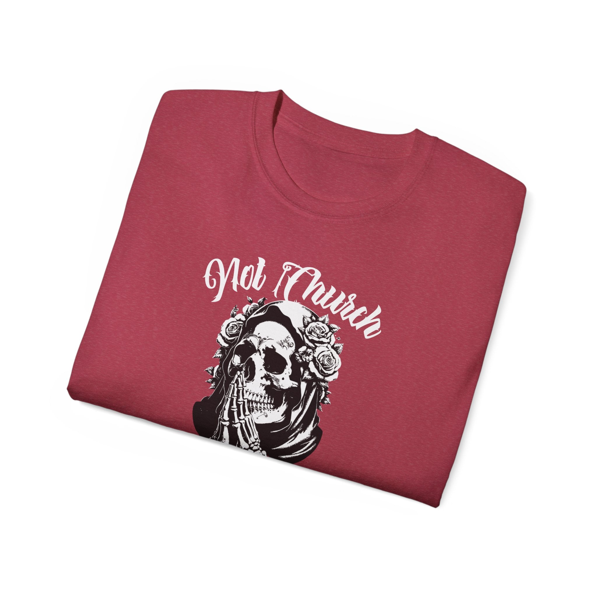 Not Church Perfect Skull Tee