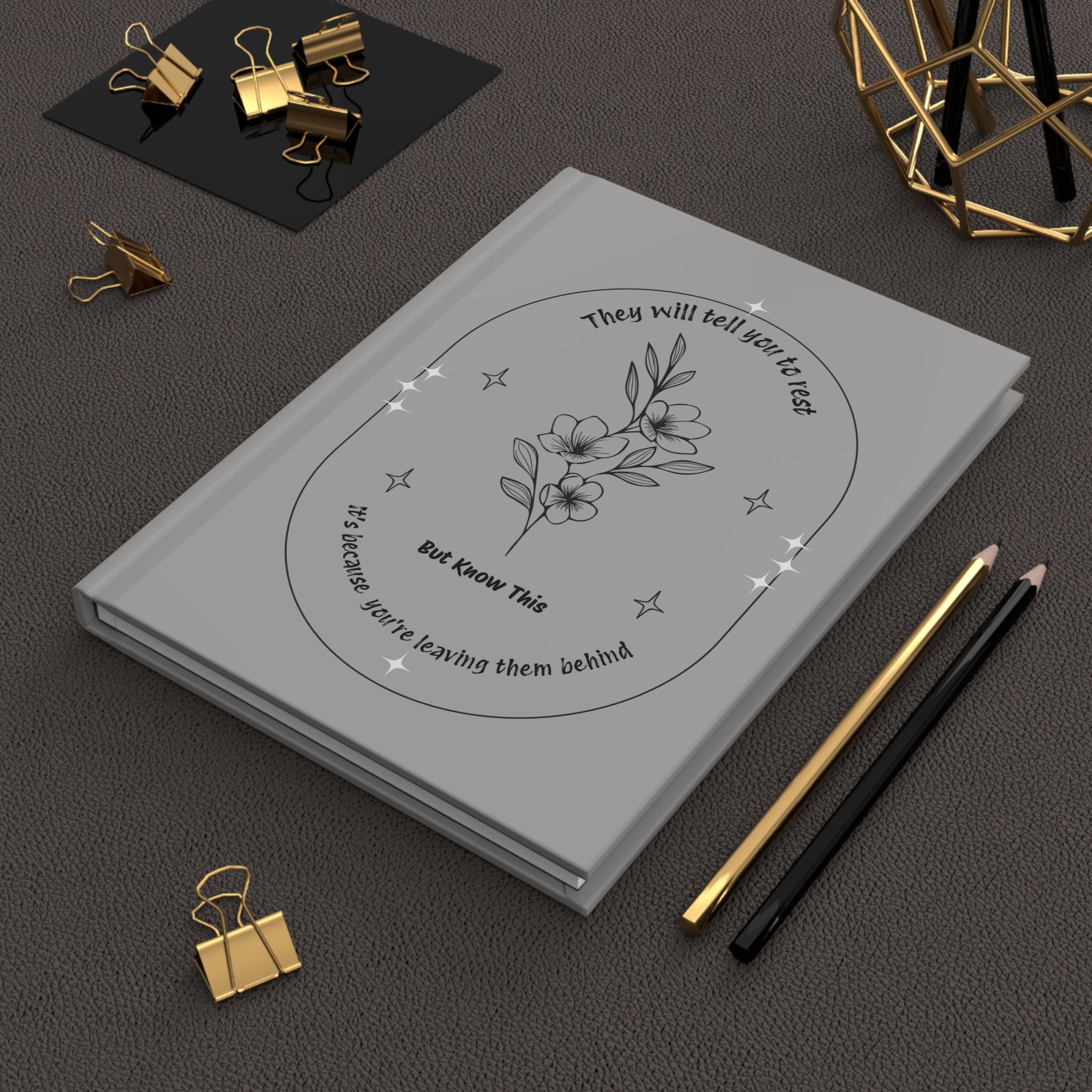 Hardcover Journal — 'Keep Going'