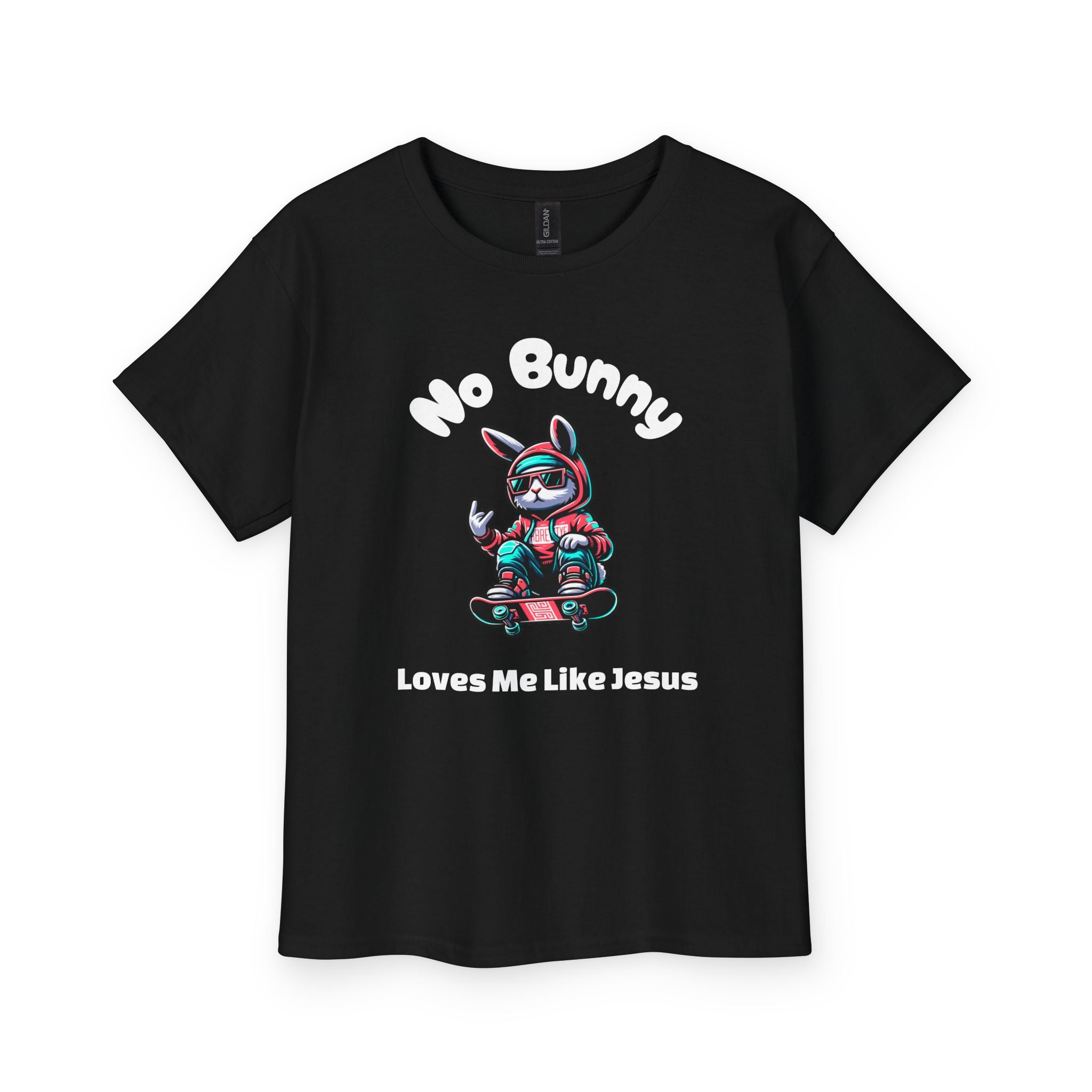Youth Tee — "No Bunny Loves Me Like Jesus"