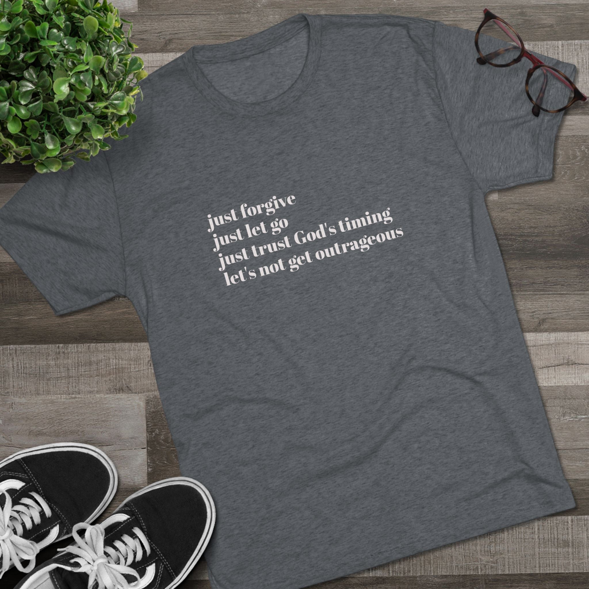 Let's not get outrageous-vintage tee