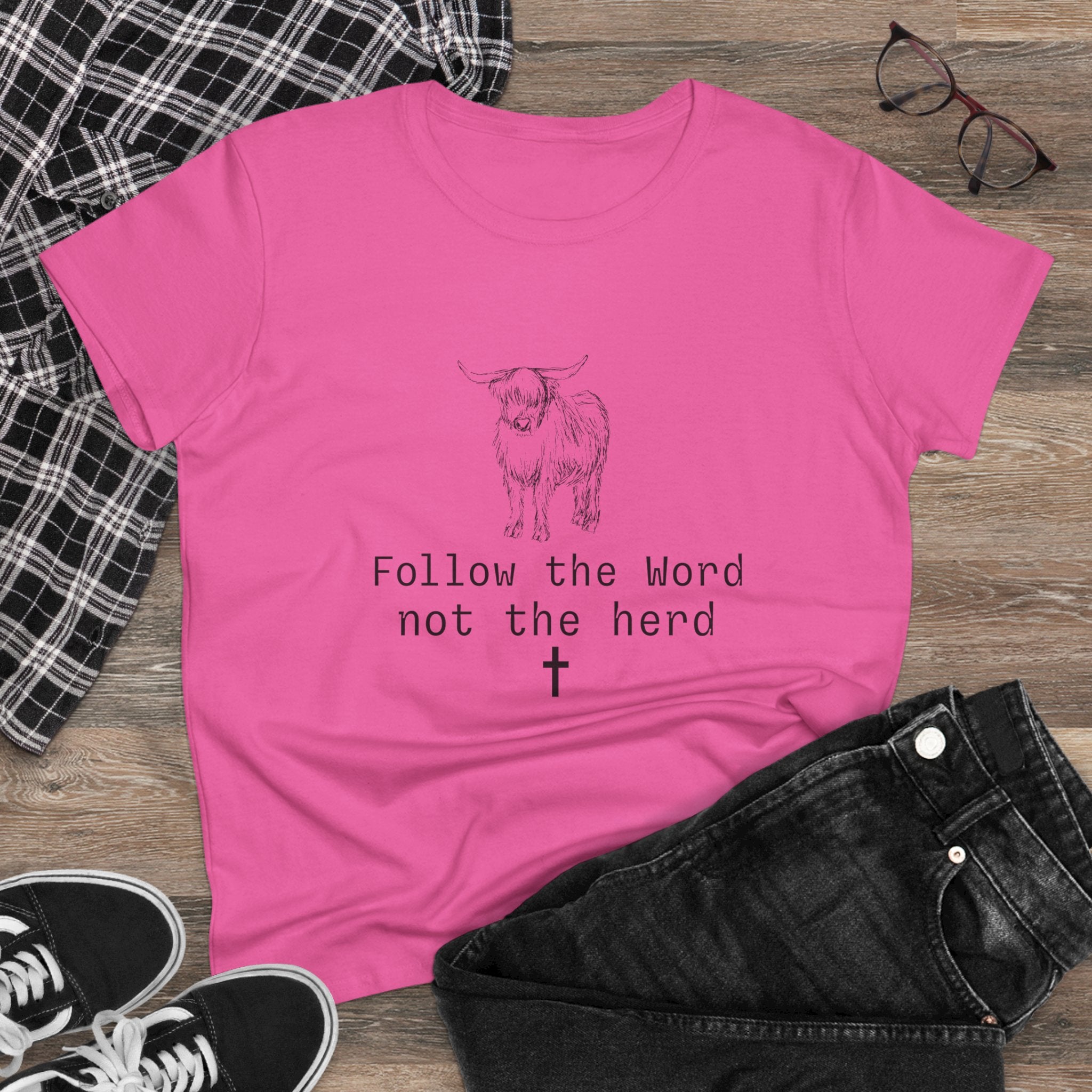 Graphic Tee — "Follow the Word Not the Herd"
